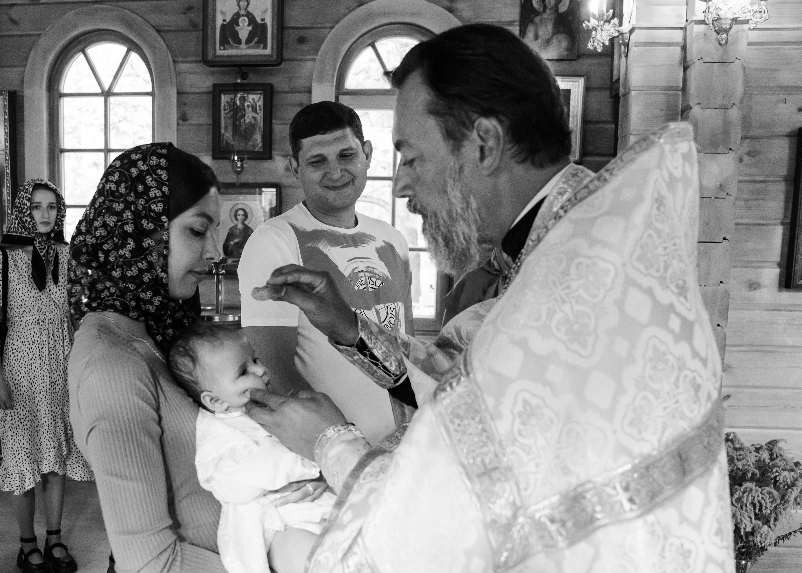 Таинство Крещения Марии. Крамер Юлиана детский и семейный фотограф
