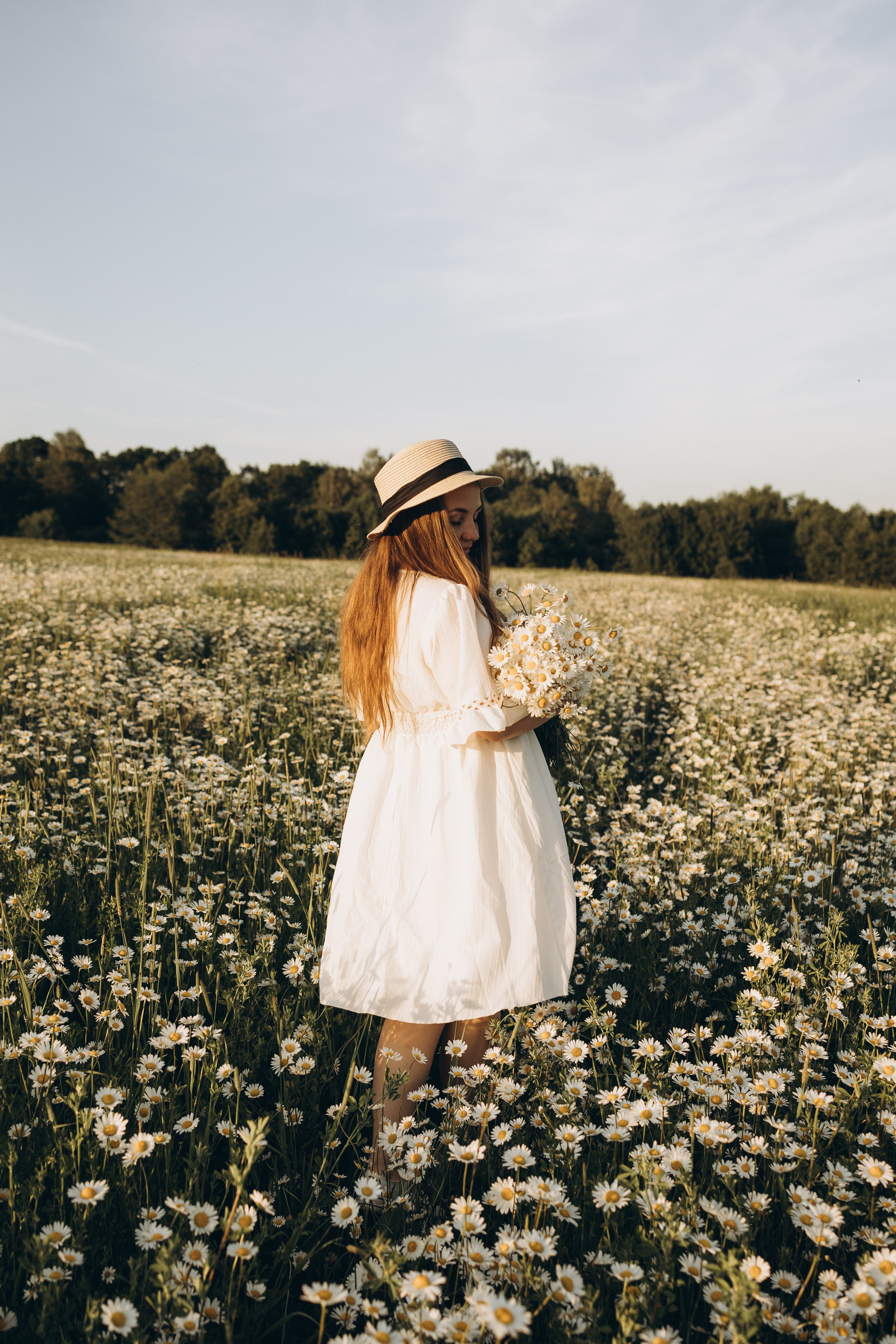 Маша и ромашки. Семейный фотограф в Москве Виктория Ястребинская