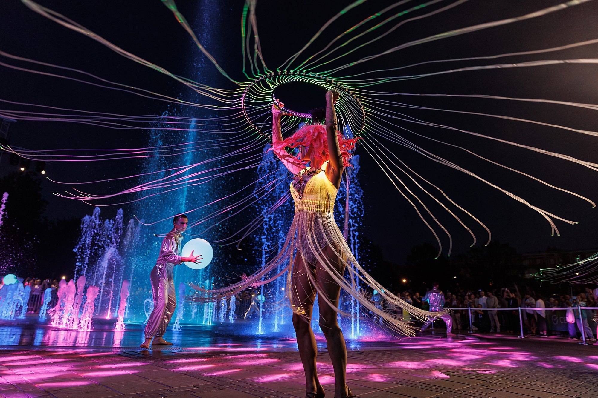 Открытие мультимедийного фонтана | СБЕР. Боченков Вадим | Фотограф в Пскове и Санкт-Петербурге