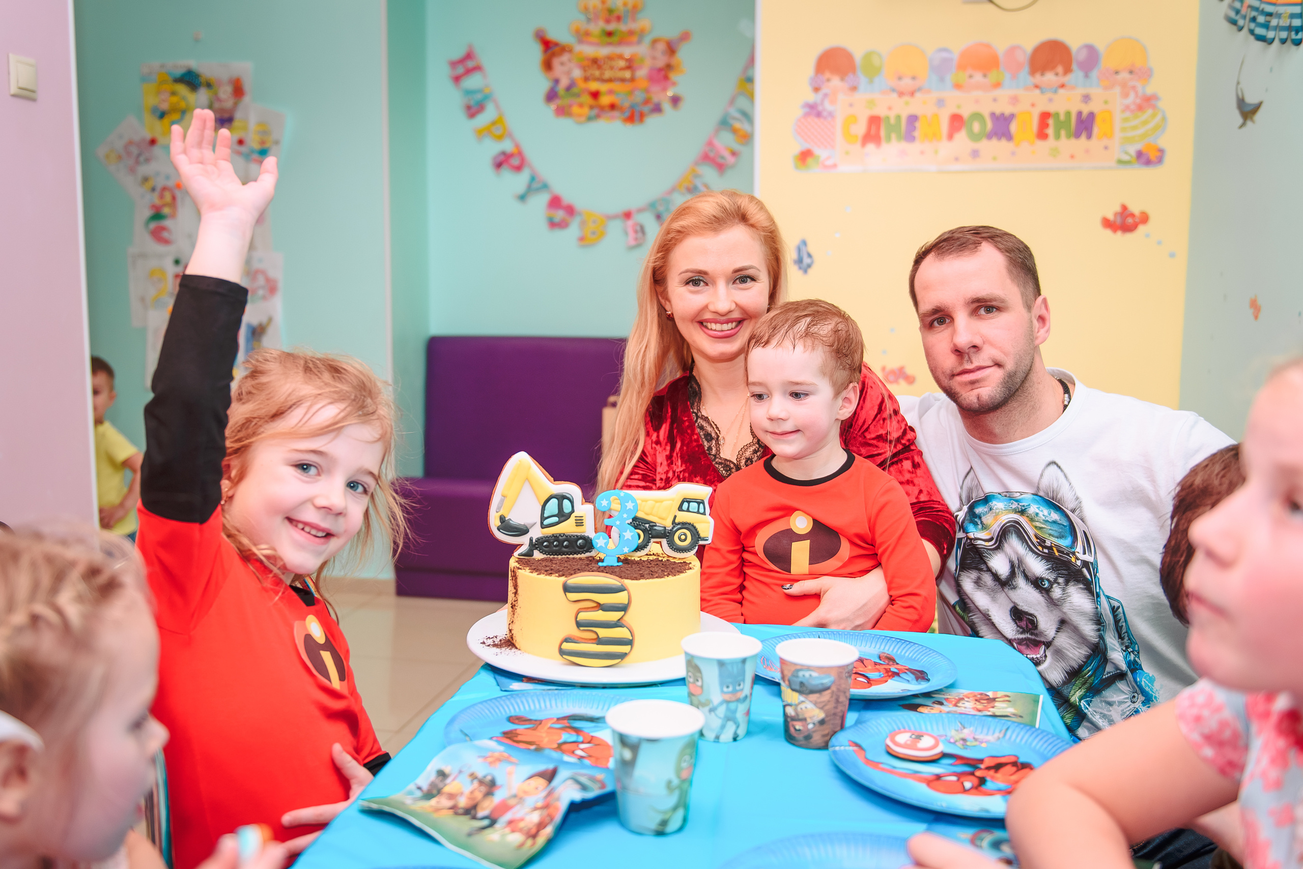 День рождения 3 года. Свадебный и семейный фотограф в Москве Юлия Винник