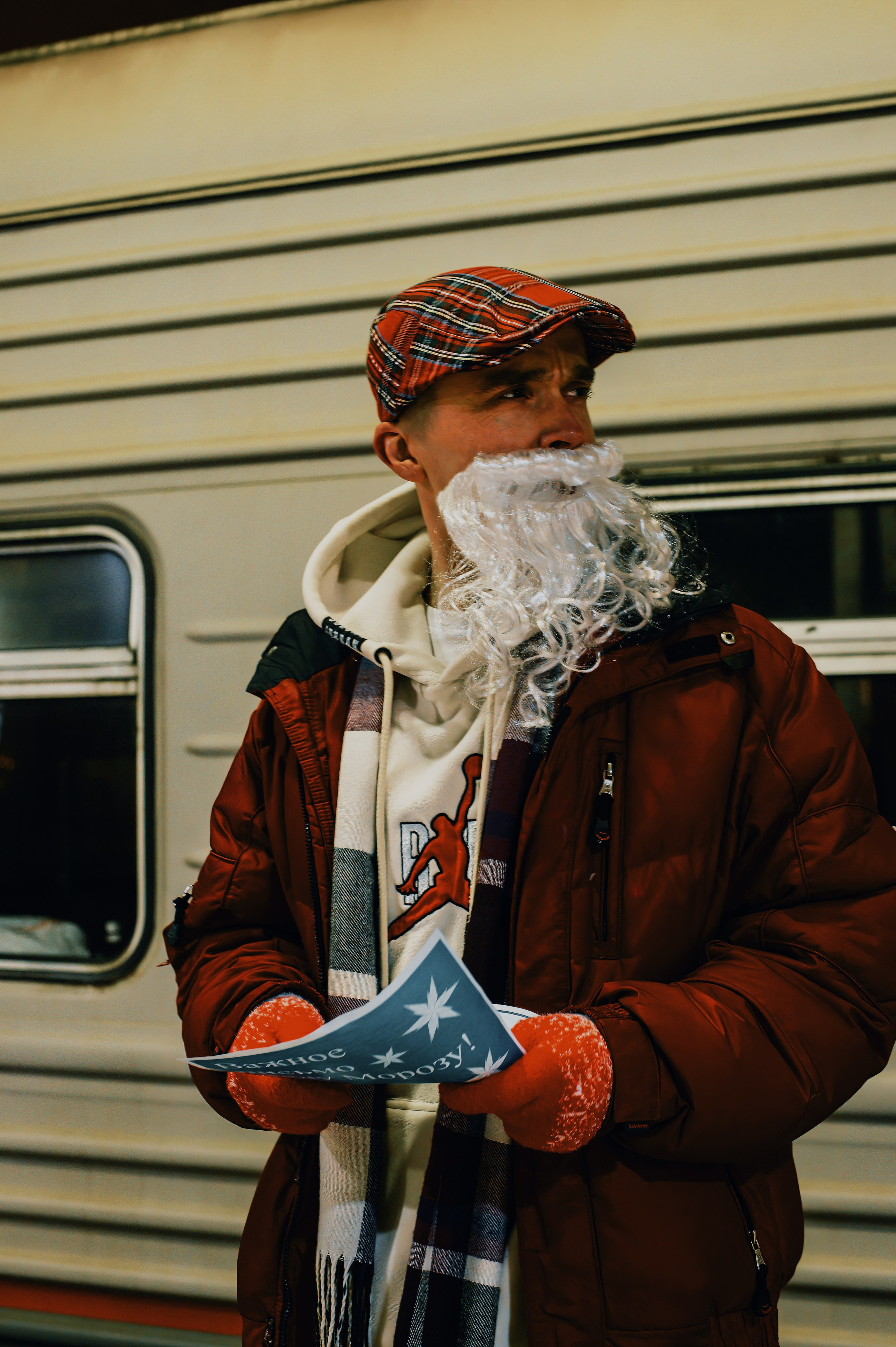 Дед Мороз на стиле. Профессиональный фотограф в Санкт-Петербурге