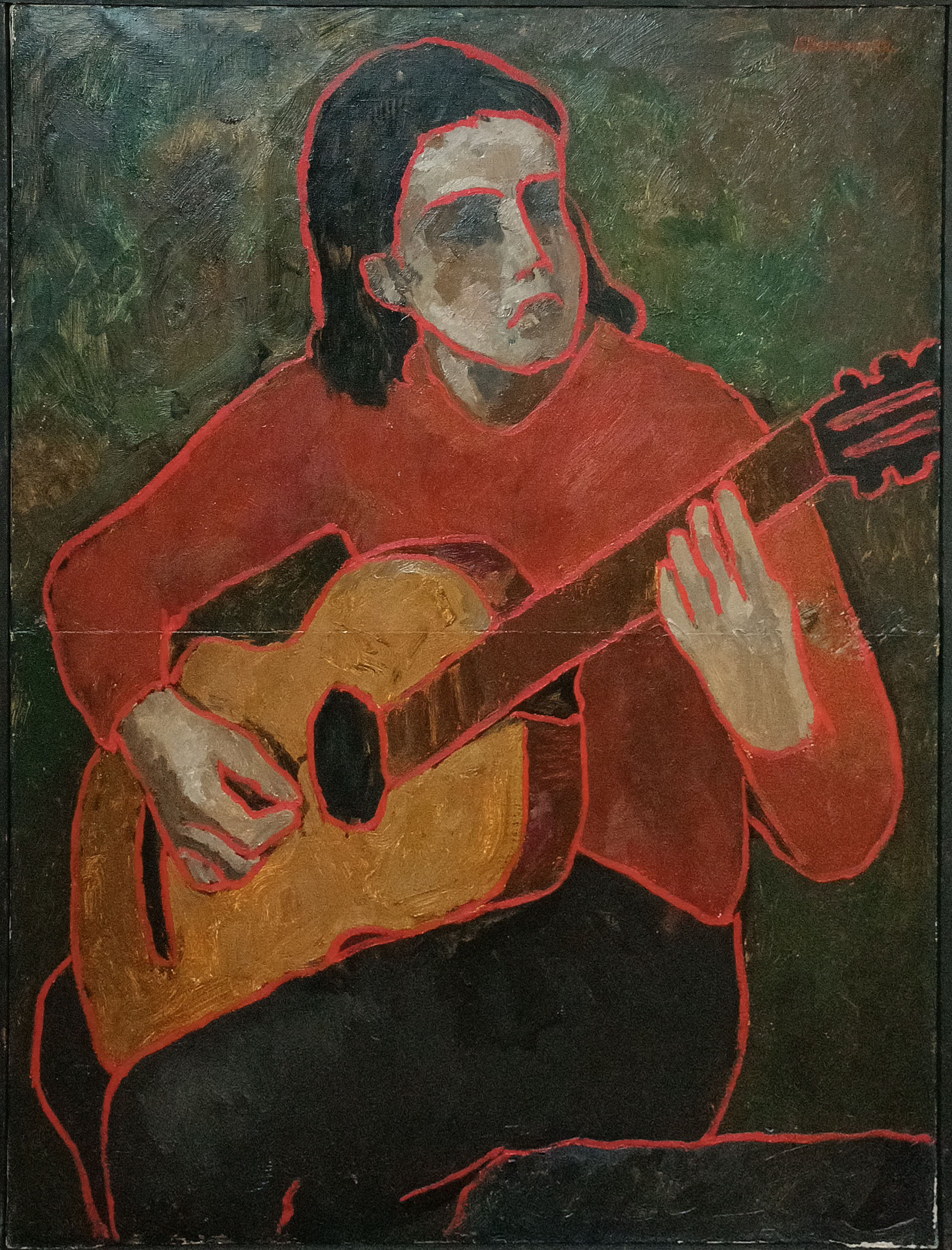 «Гитара» 1979 год. Художник Величко Вадим Семёнович