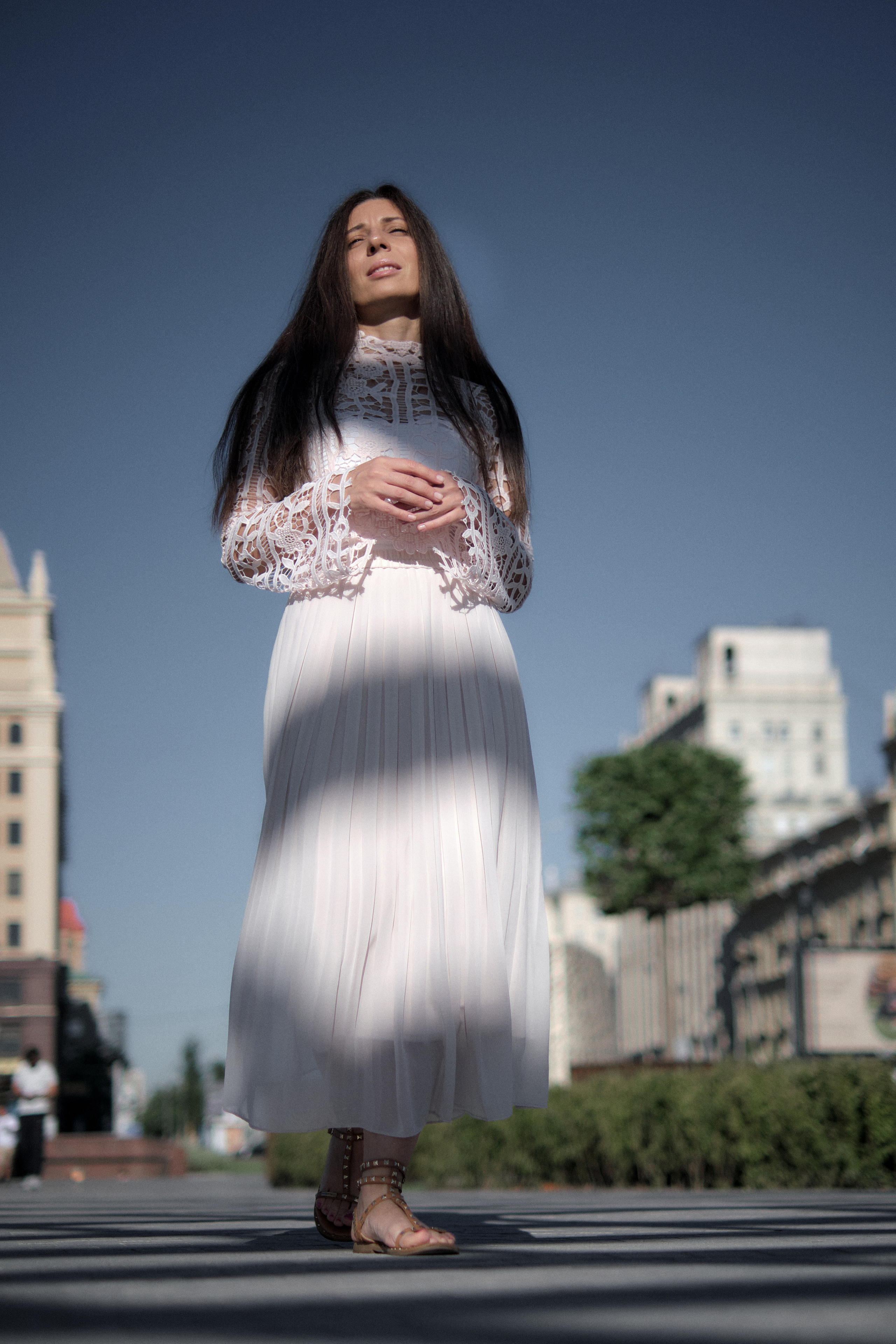 Early morning in the big city. Aleksandr Kobtsev