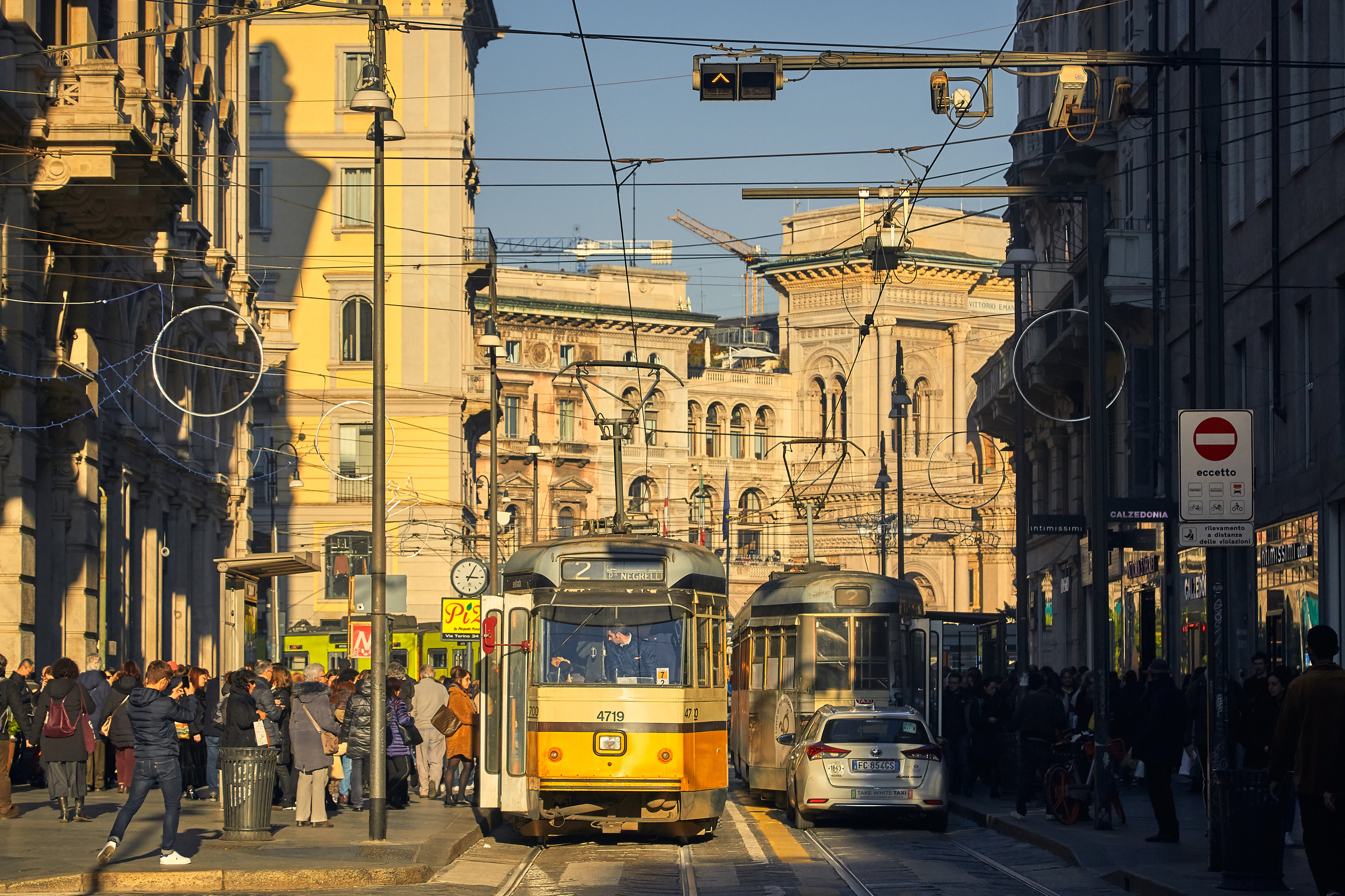 В Милане трамваи занимают важное место в транспортной системе города