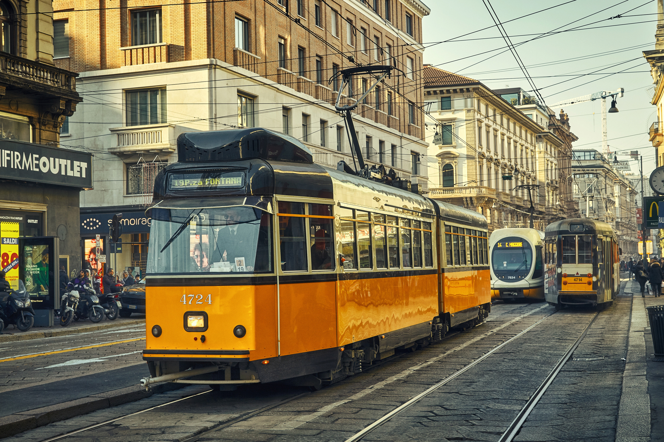 В Милане трамваи-долгожители занимают важное место в транспортной системе города