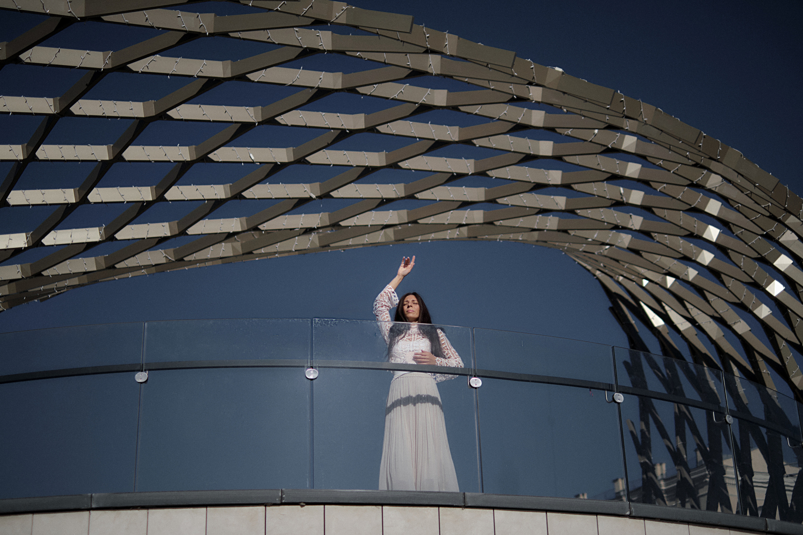 Early morning in the big city. Aleksandr Kobtsev