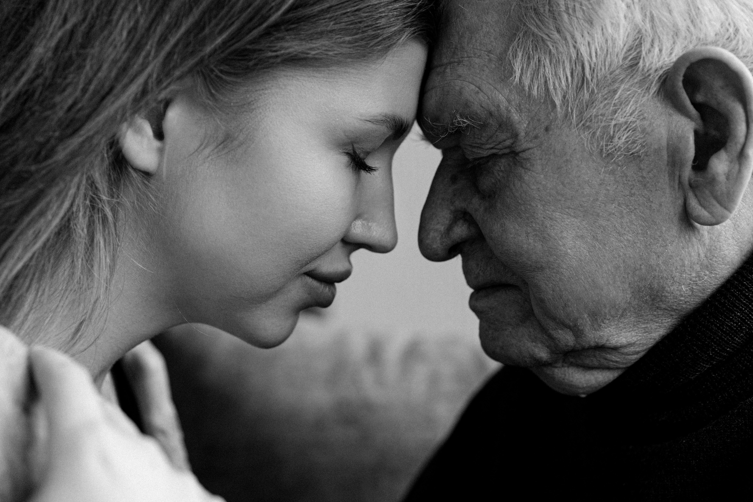 Анастасия и дедушка. Свадебный и семейный фотограф в Калининграде Анастасия Гриценко