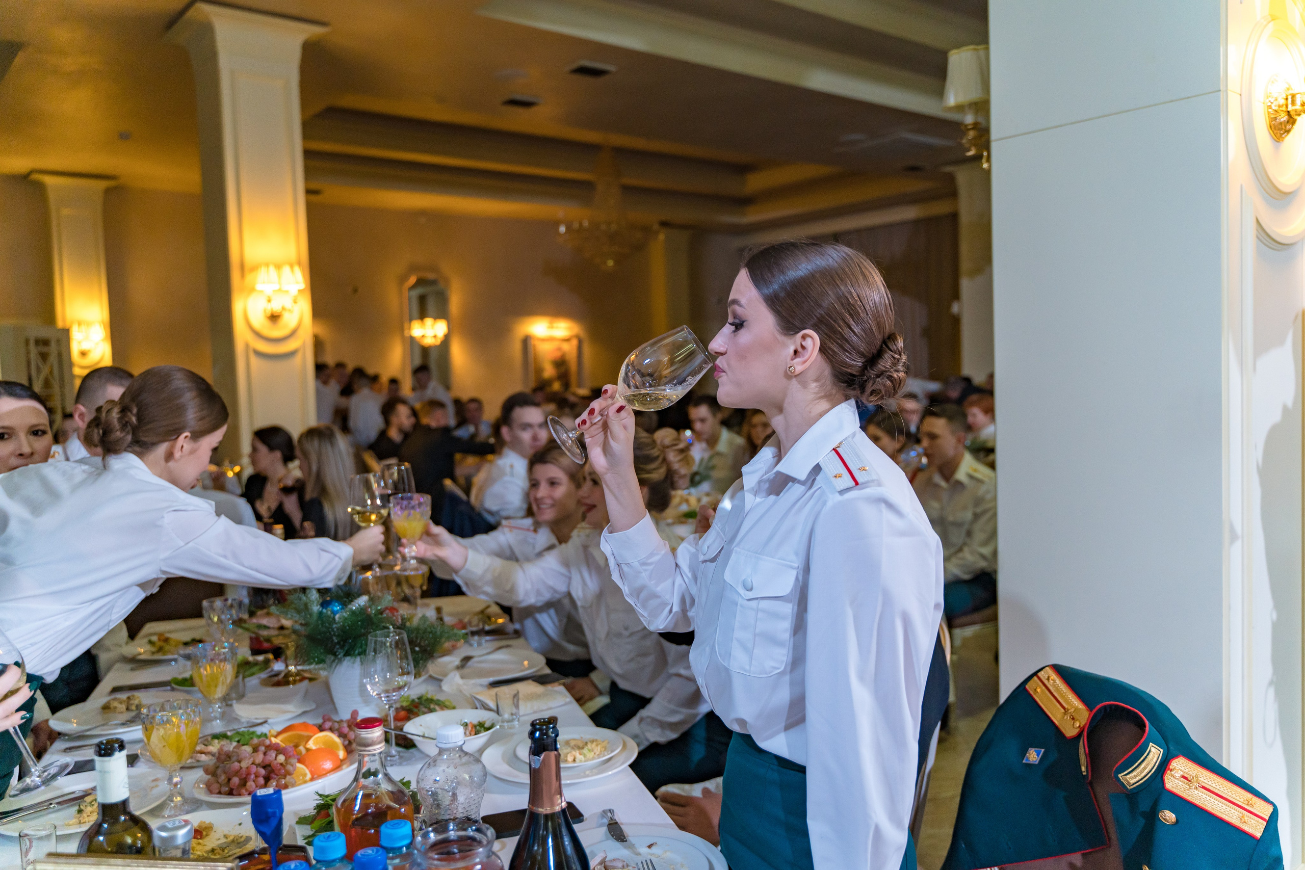 Фотосъемка выпуска военной академии и вручение дипломов