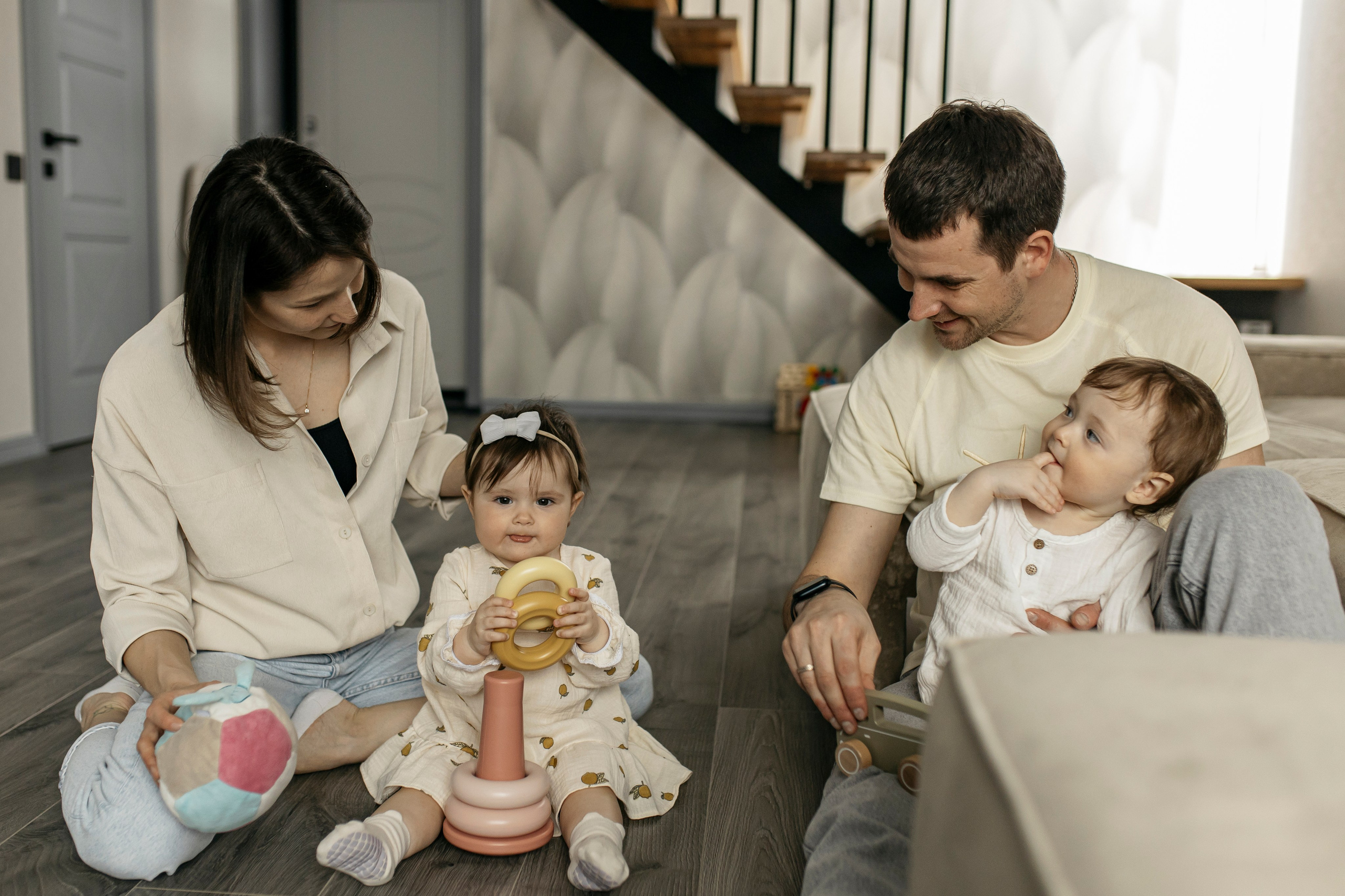 Домашняя семейная фотосессия. Семейный и детский фотограф в Рязани Васюгова Мария