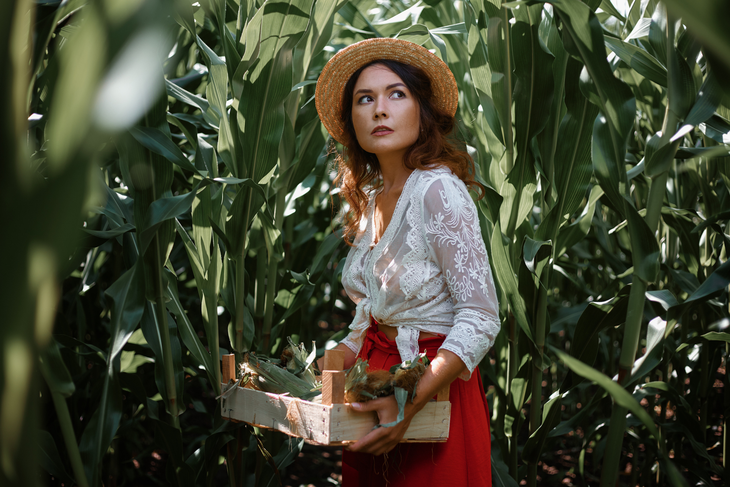 фотосессия для девушки на природе