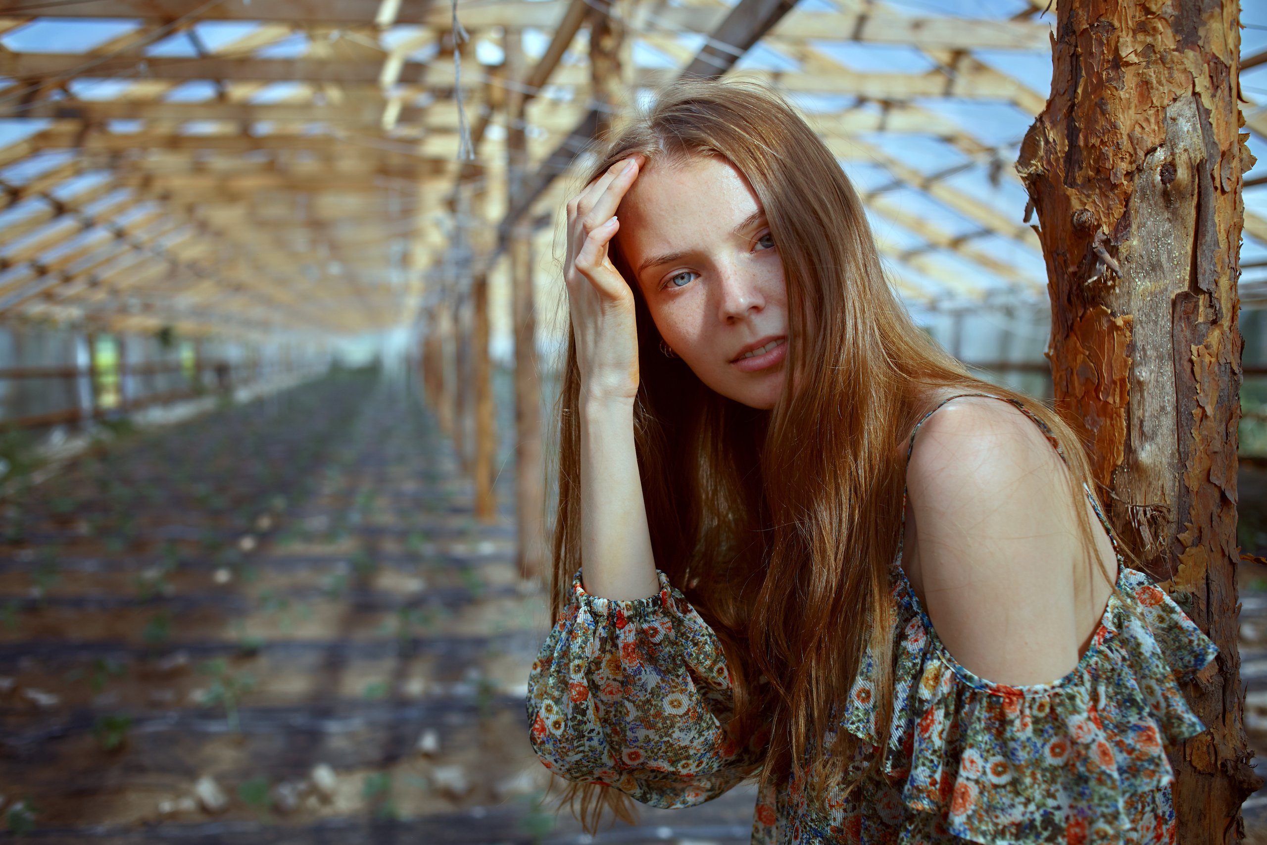 фотосессия для девушки летом