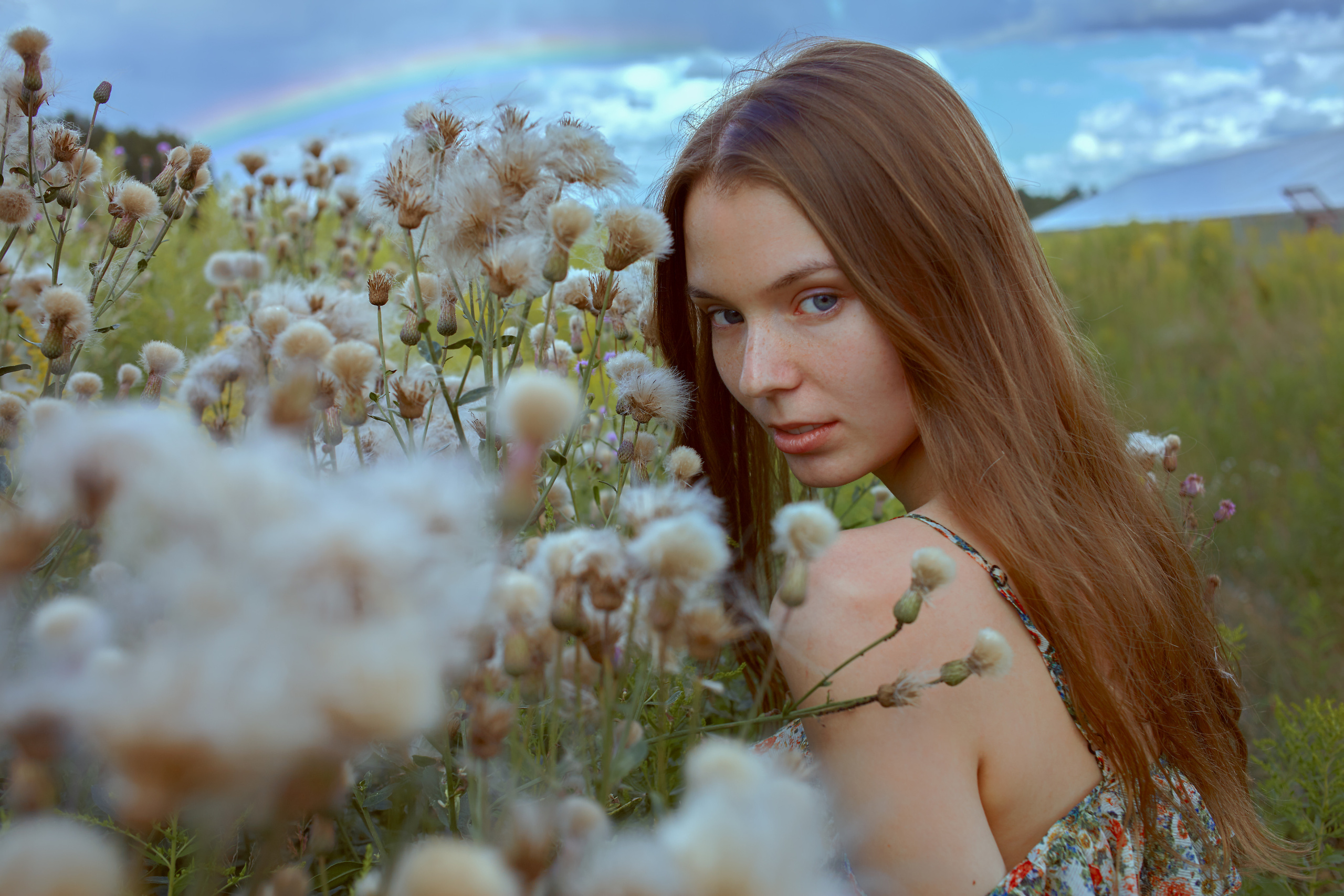 фотосессия для девушки летом