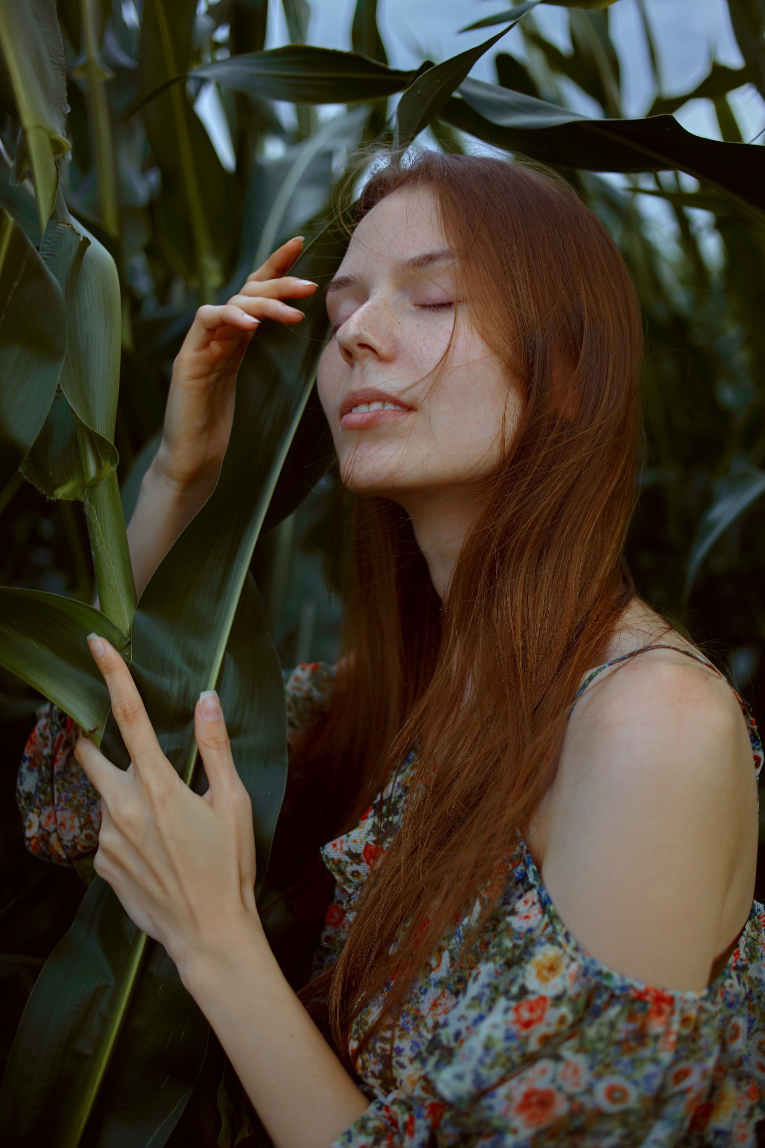 фотосессия для девушки летом 