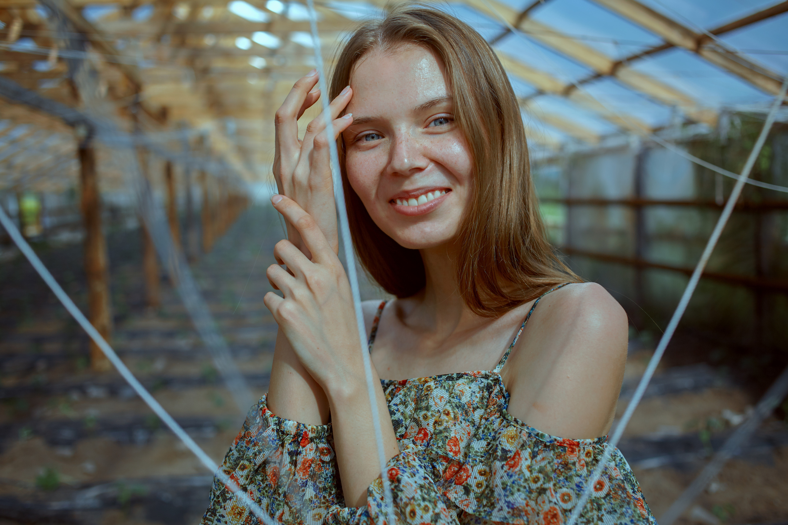 фотосессия для девушки летом