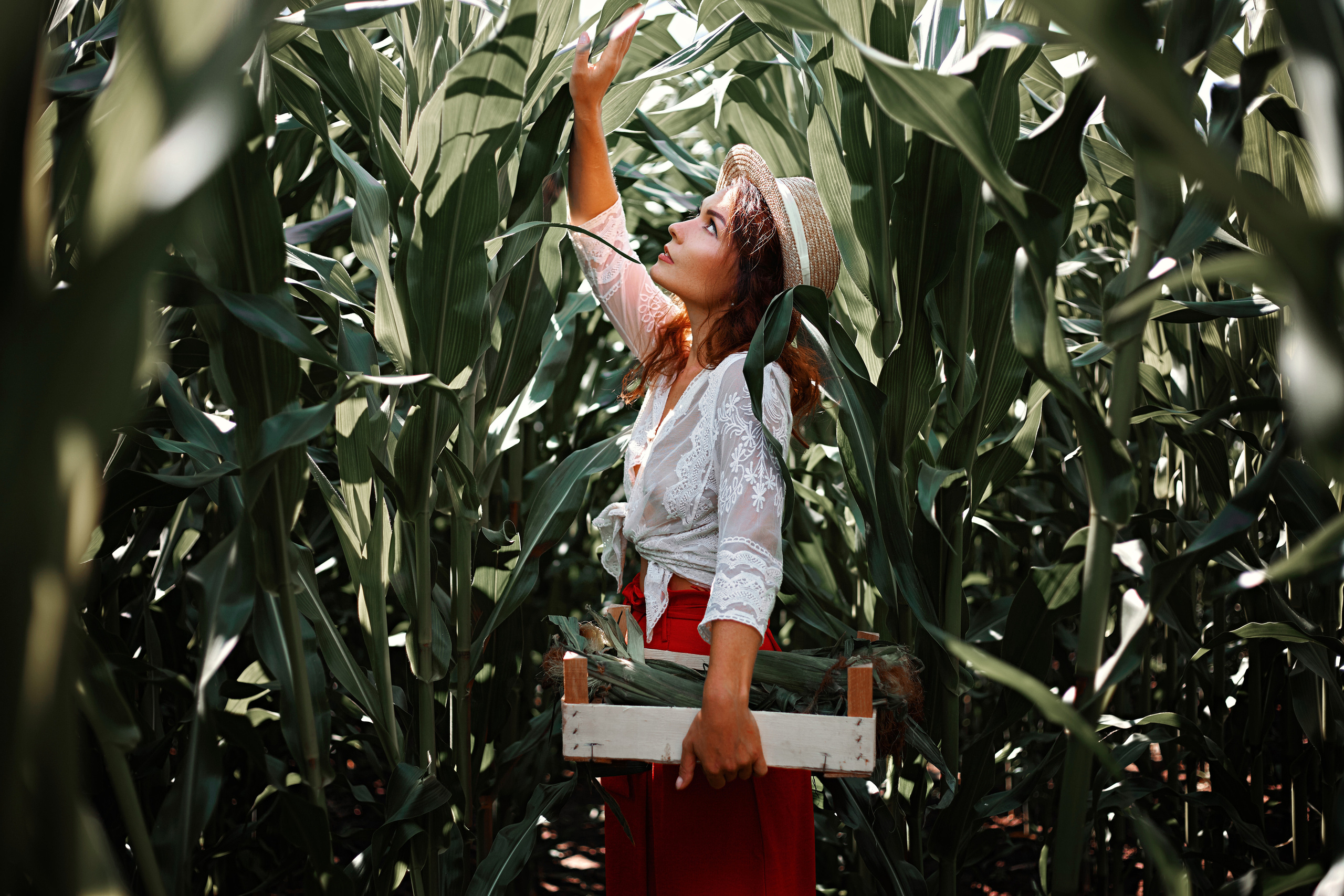 фотосессия для девушки на природе