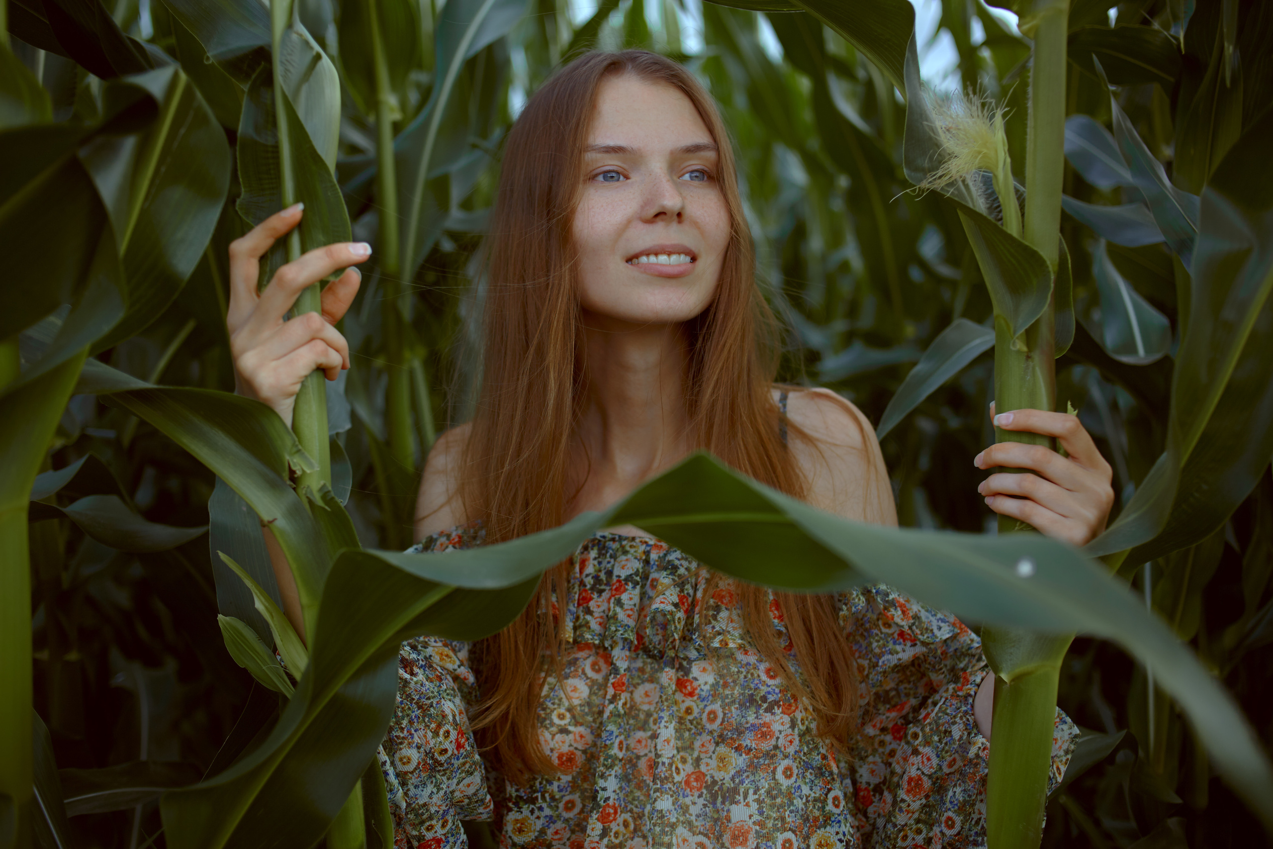 фотосессия для девушки летом 