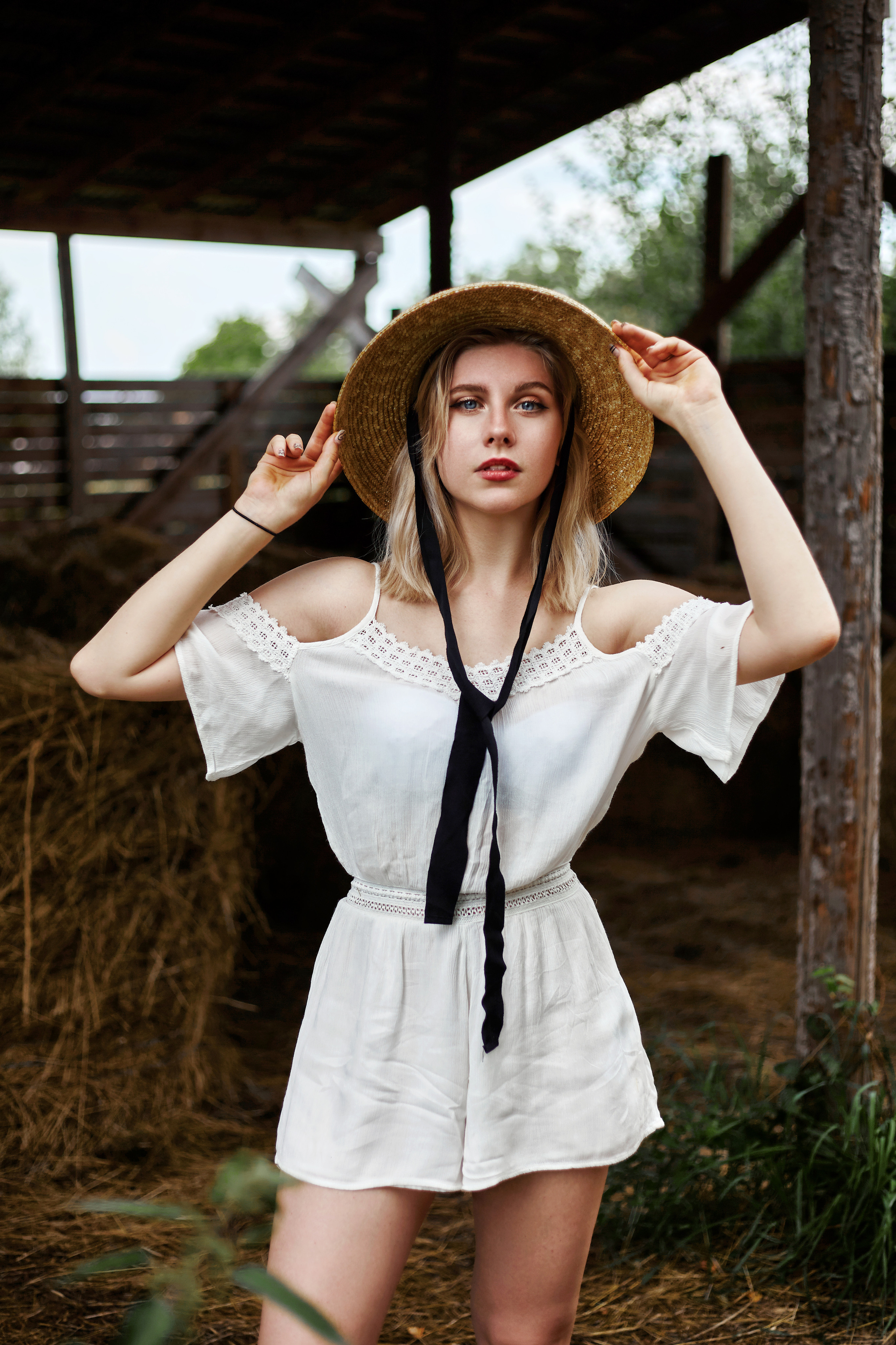 фотосессия для девушки летом