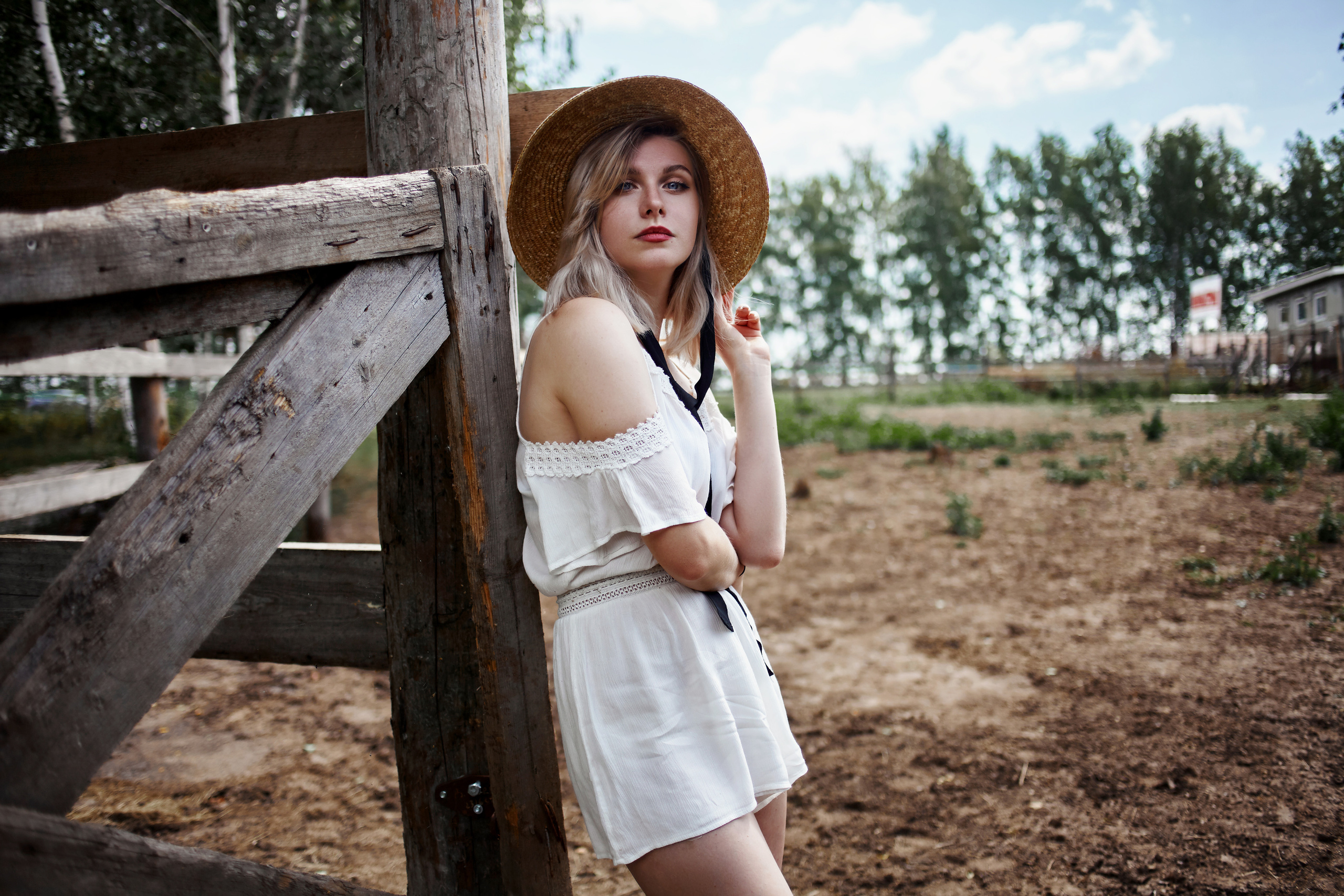 фотосессия для девушки летом