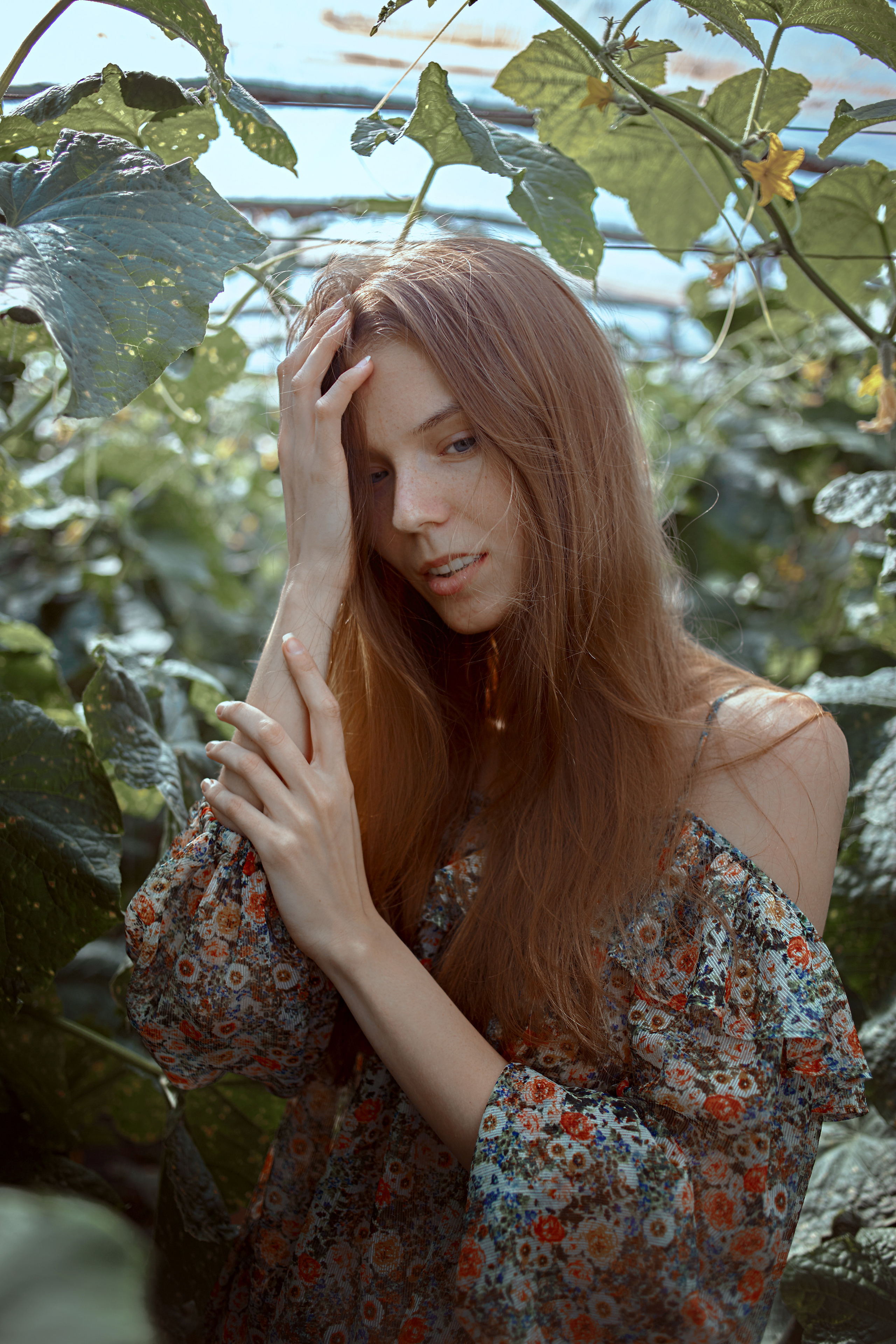 фотосессия для девушки летом