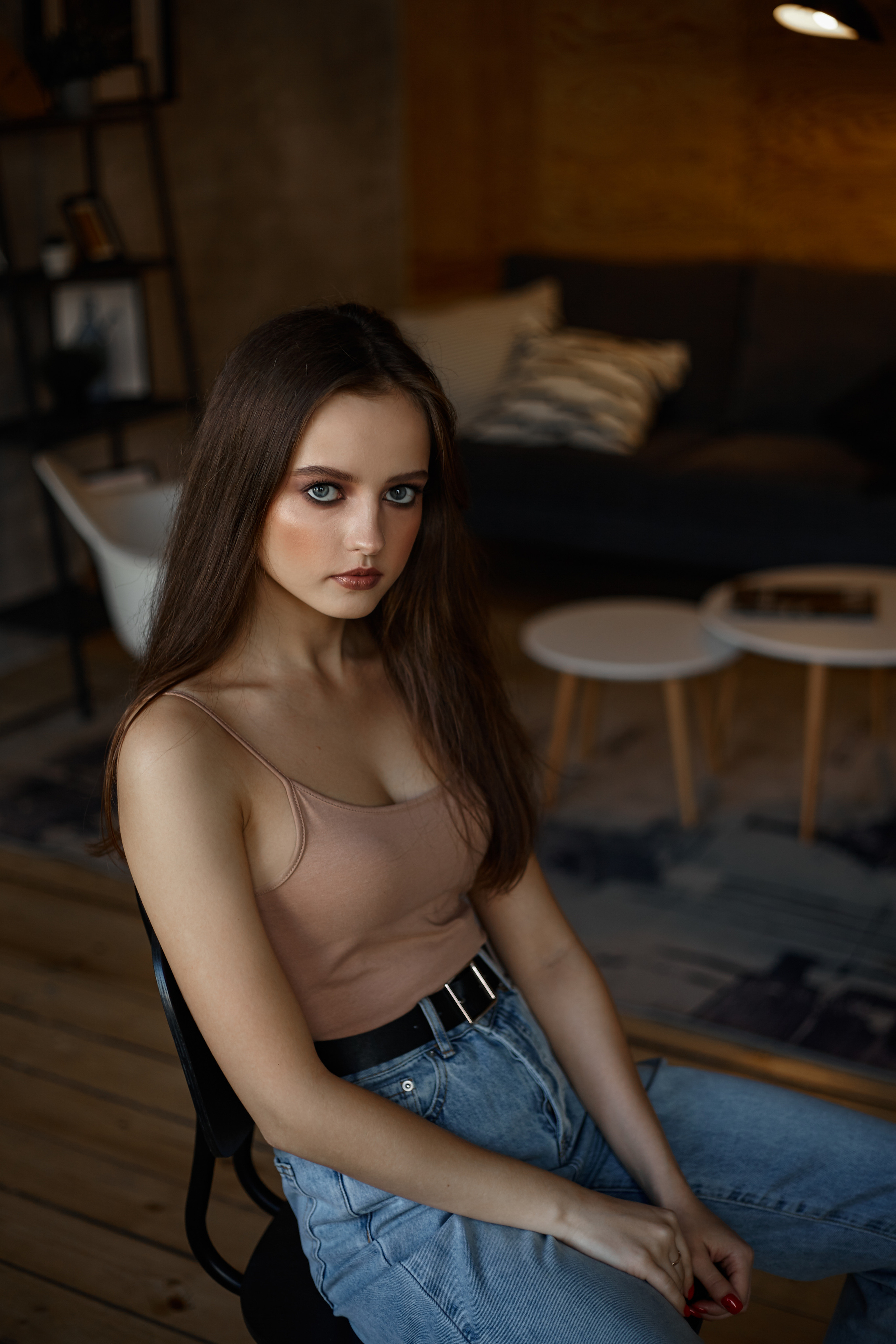 фотосессия для девушки в студии