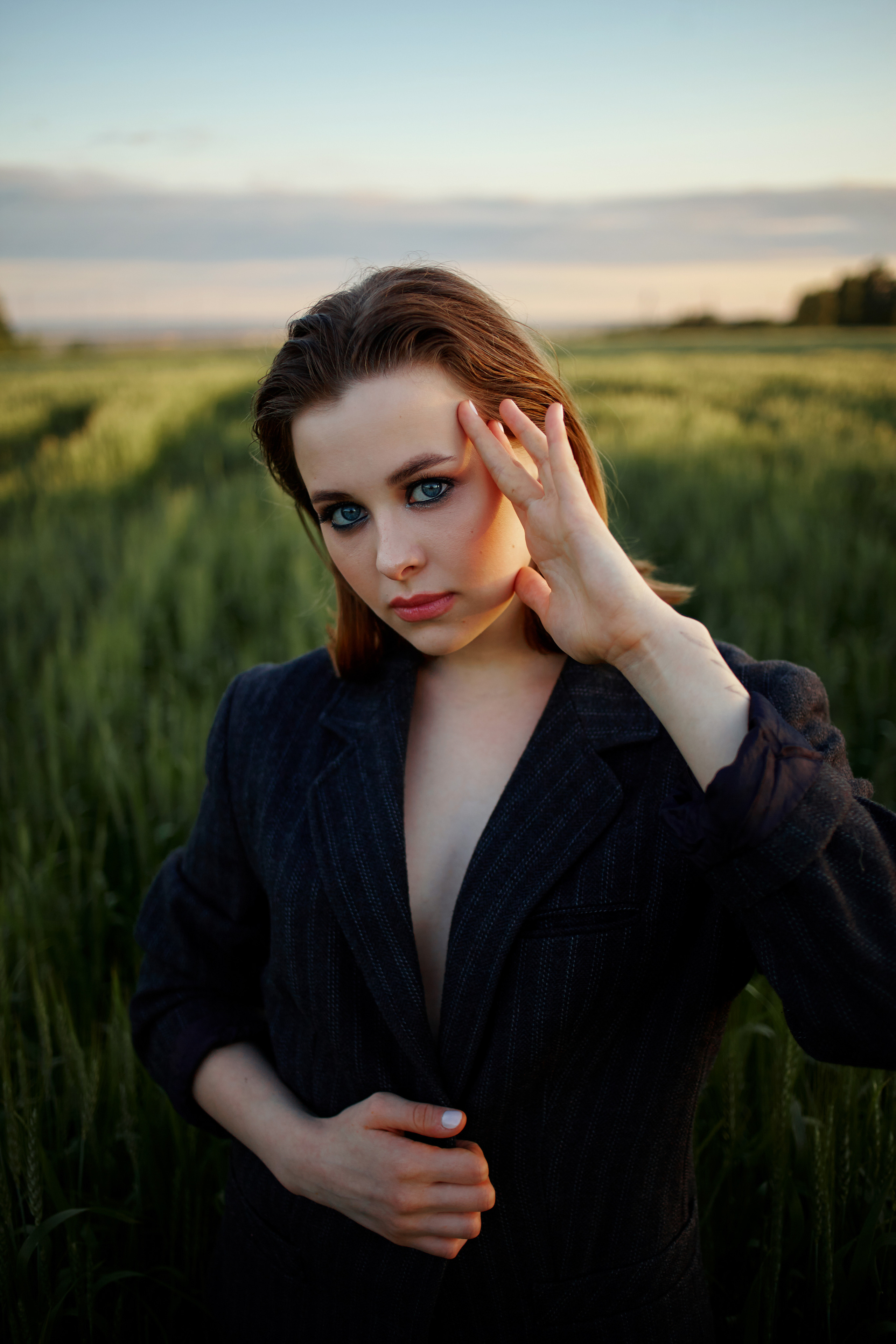 фотосессия для девушки летом