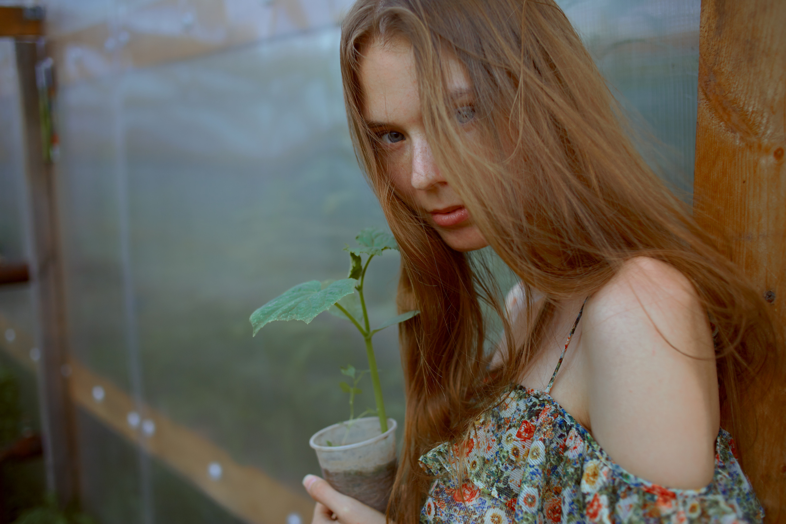 фотосессия для девушки летом