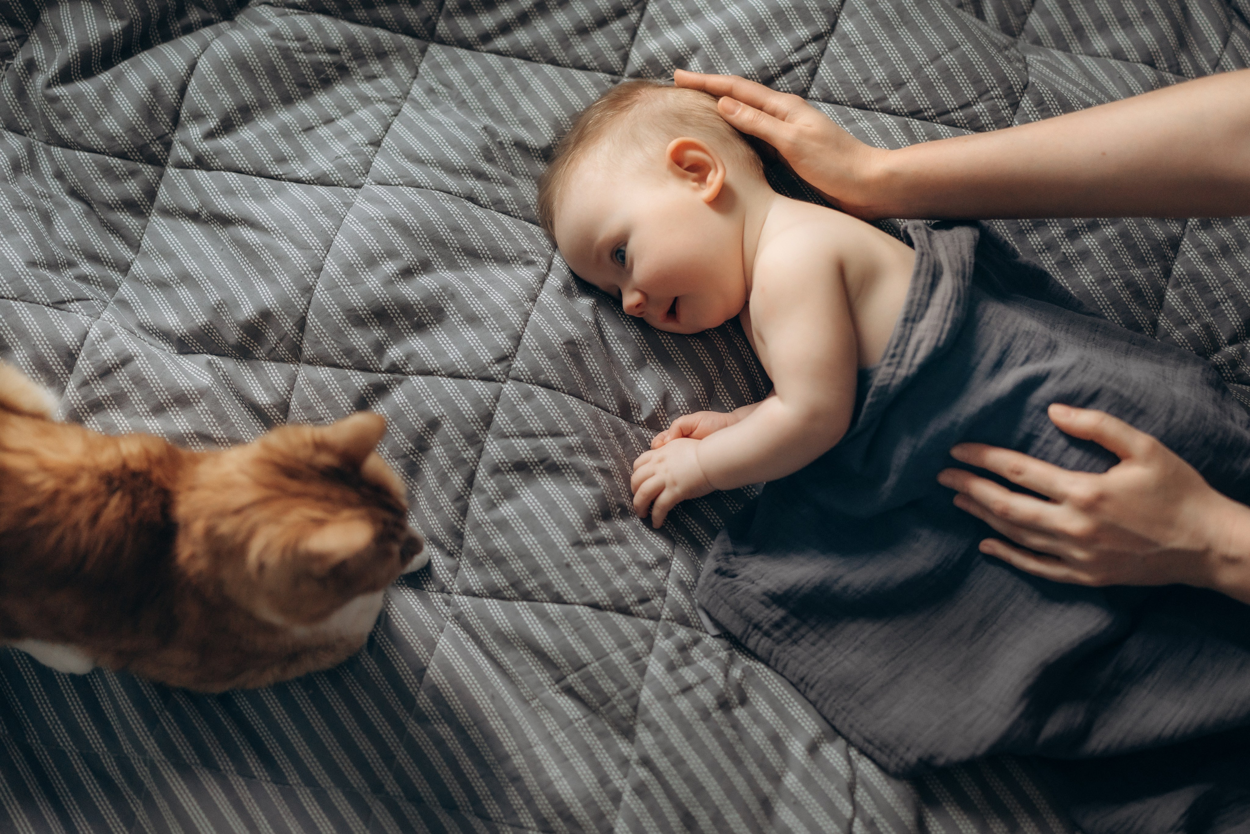 Домашняя фотосессия мамы и дочки. Детский, семейный и ньюборн фотограф в Москве Юлия Шуарт