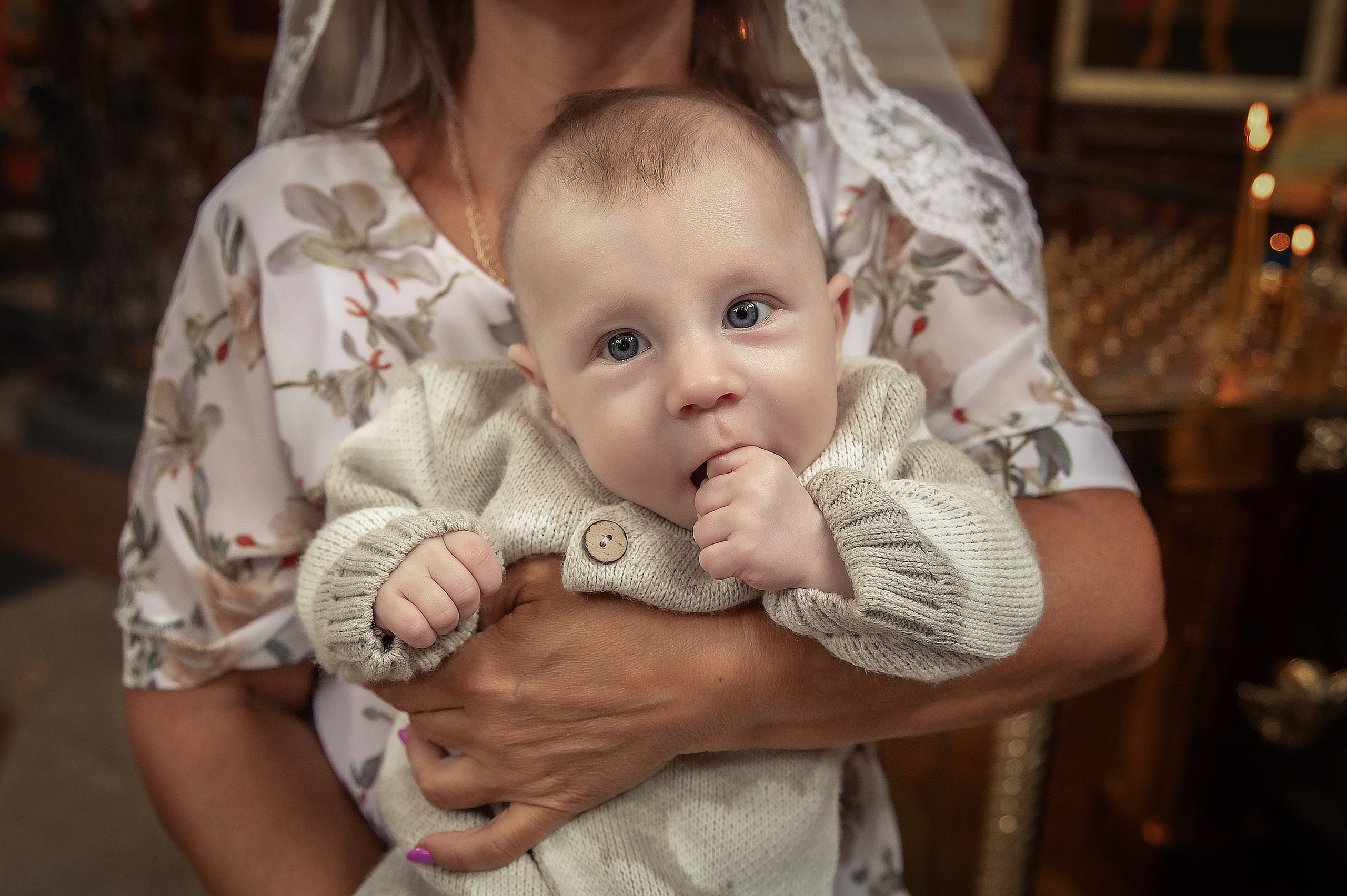 Таинство Крещения Романа, Храм Всех Святых Волгоград Мамаев Курган. Церковный, семейный и репортажный фотограф Волгоград, Волжский