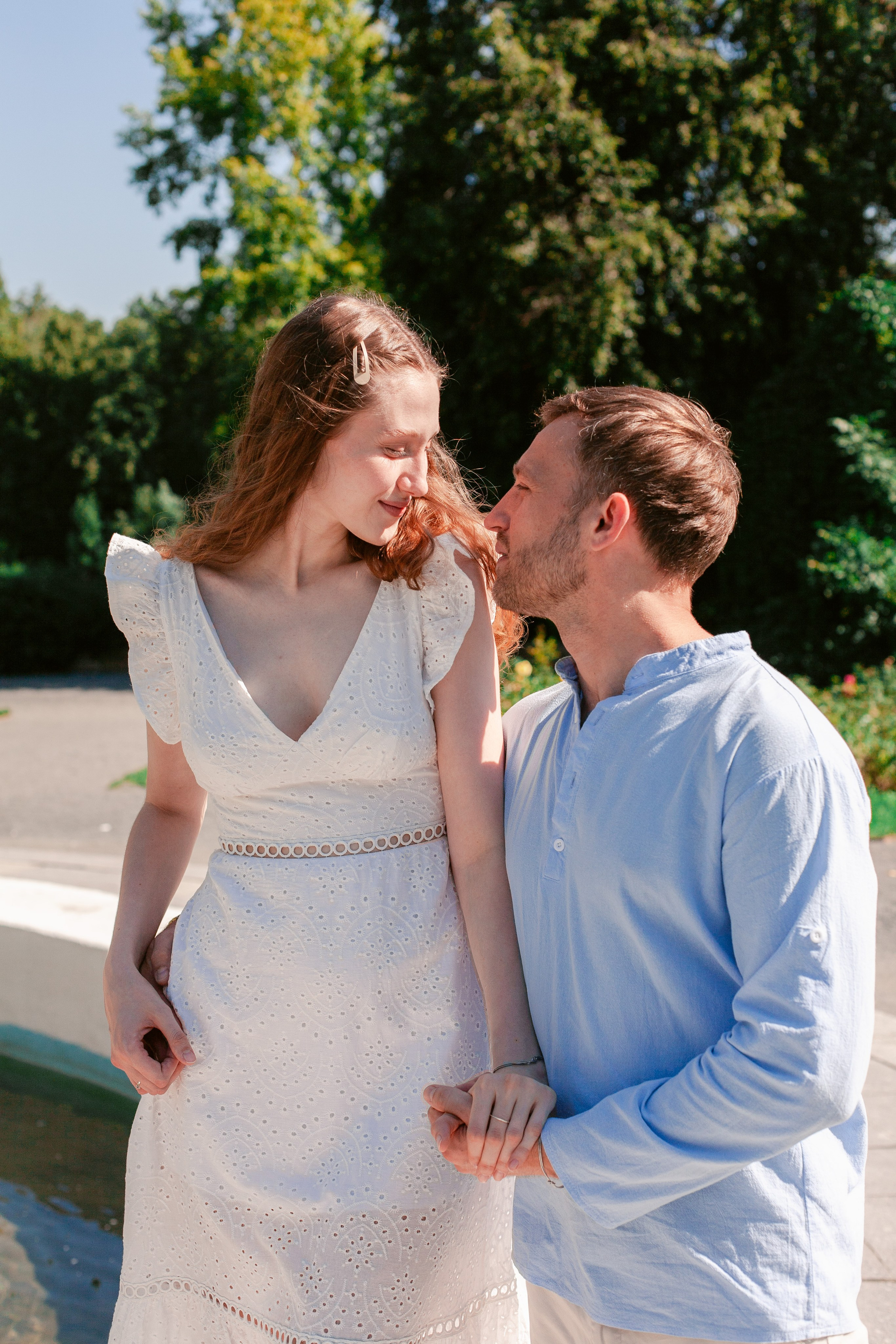 Прогулка лавстори предсвадебная в Парке Горького