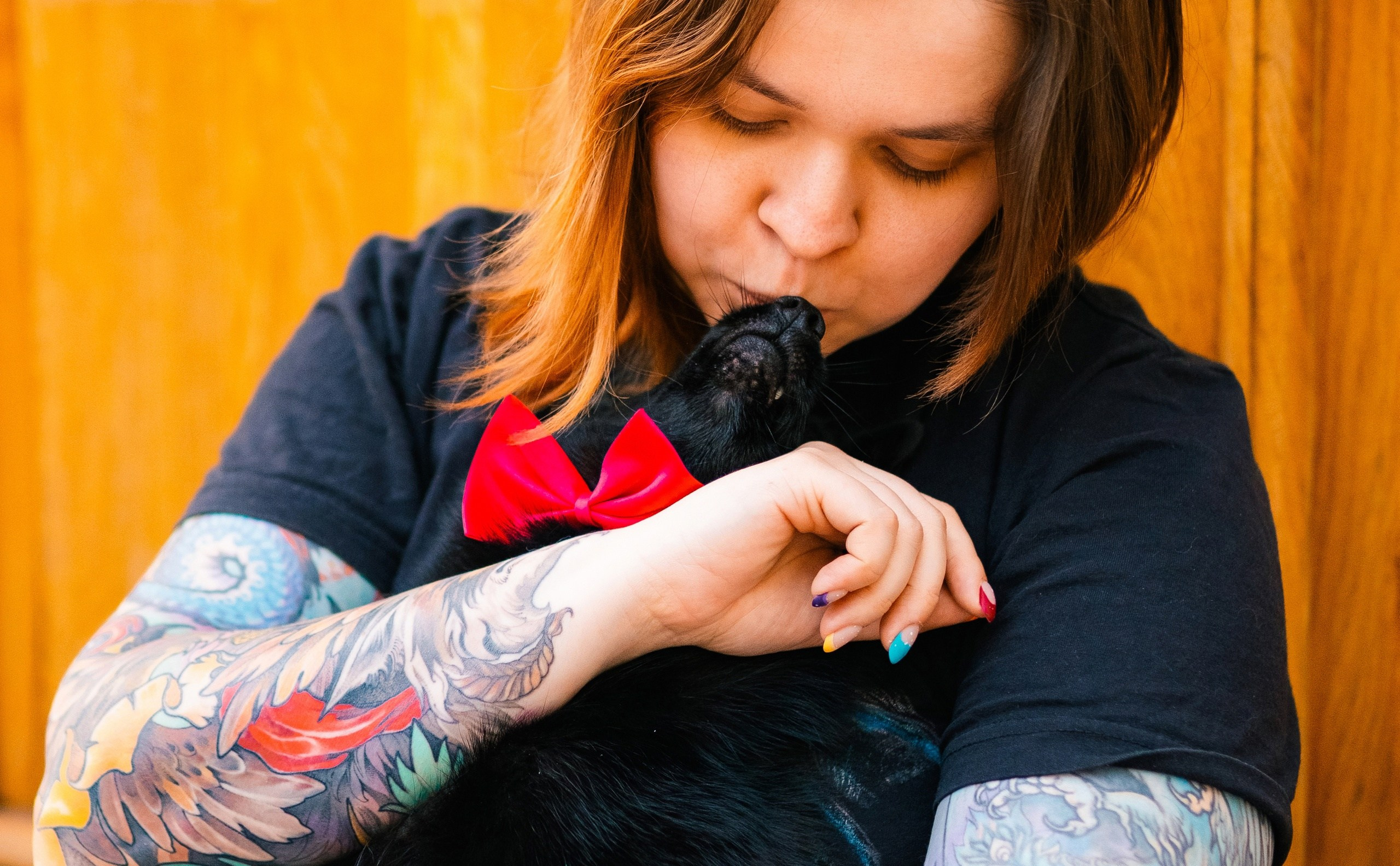 Аня и Тесс. Фотограф анималист в Спб недорого Олеся Майорова