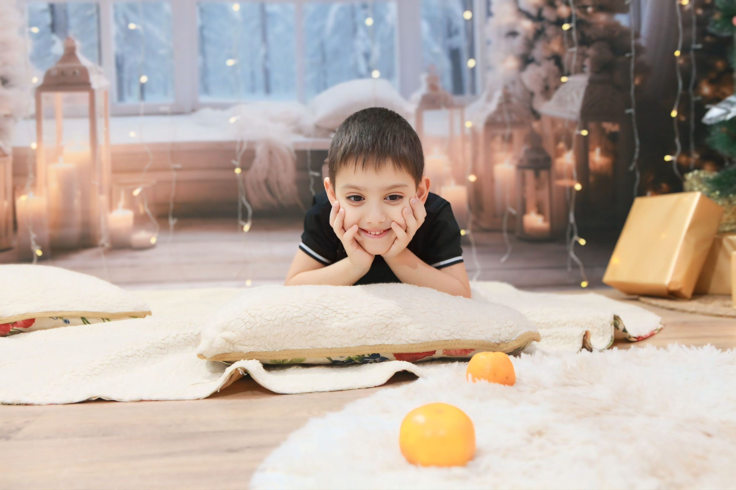 Детская новогодняя фотосессия 2024. Фотограф в Сергиевске Григорян Ханум