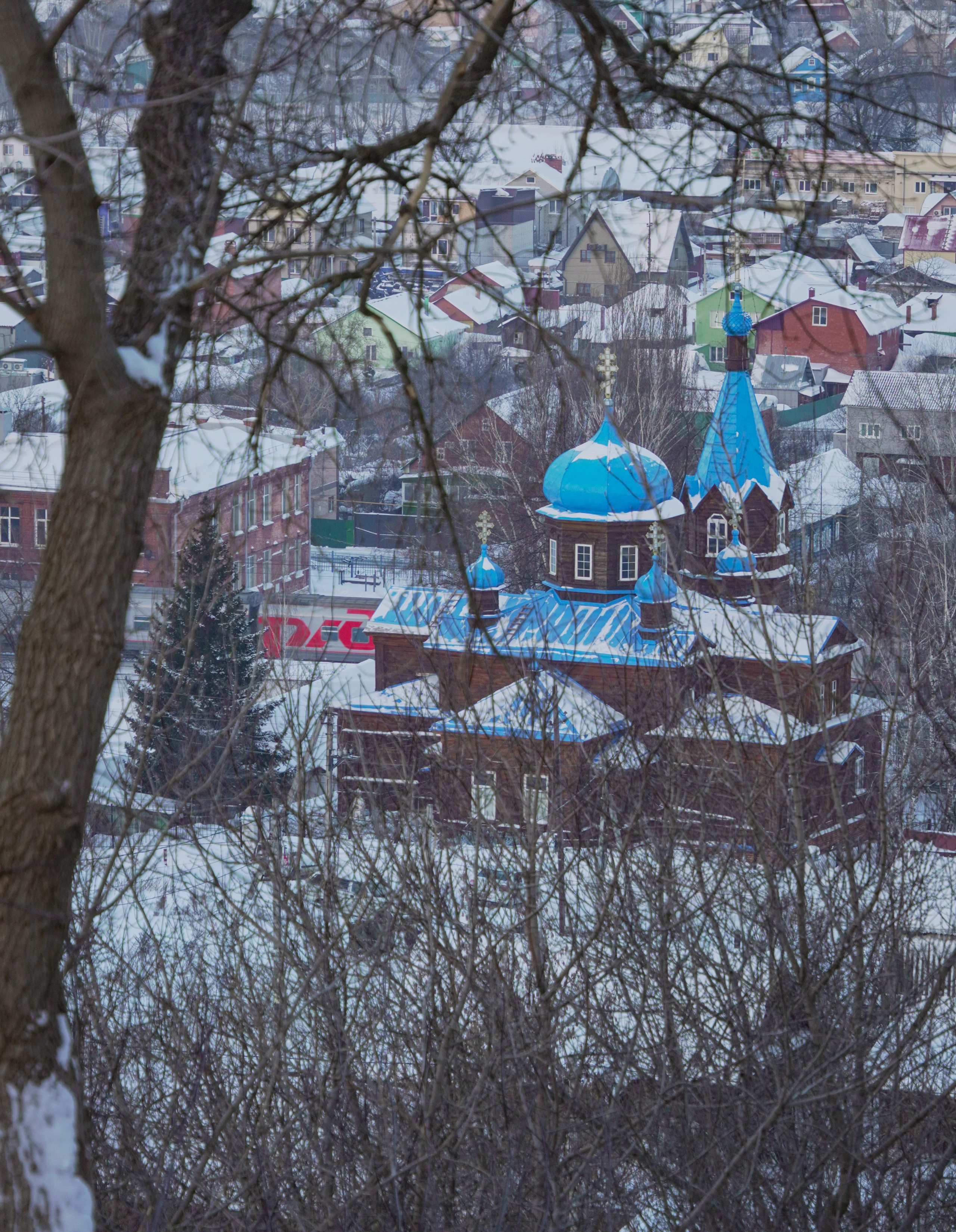 Крестовоздвиженская церковь православный храм в Уфе
