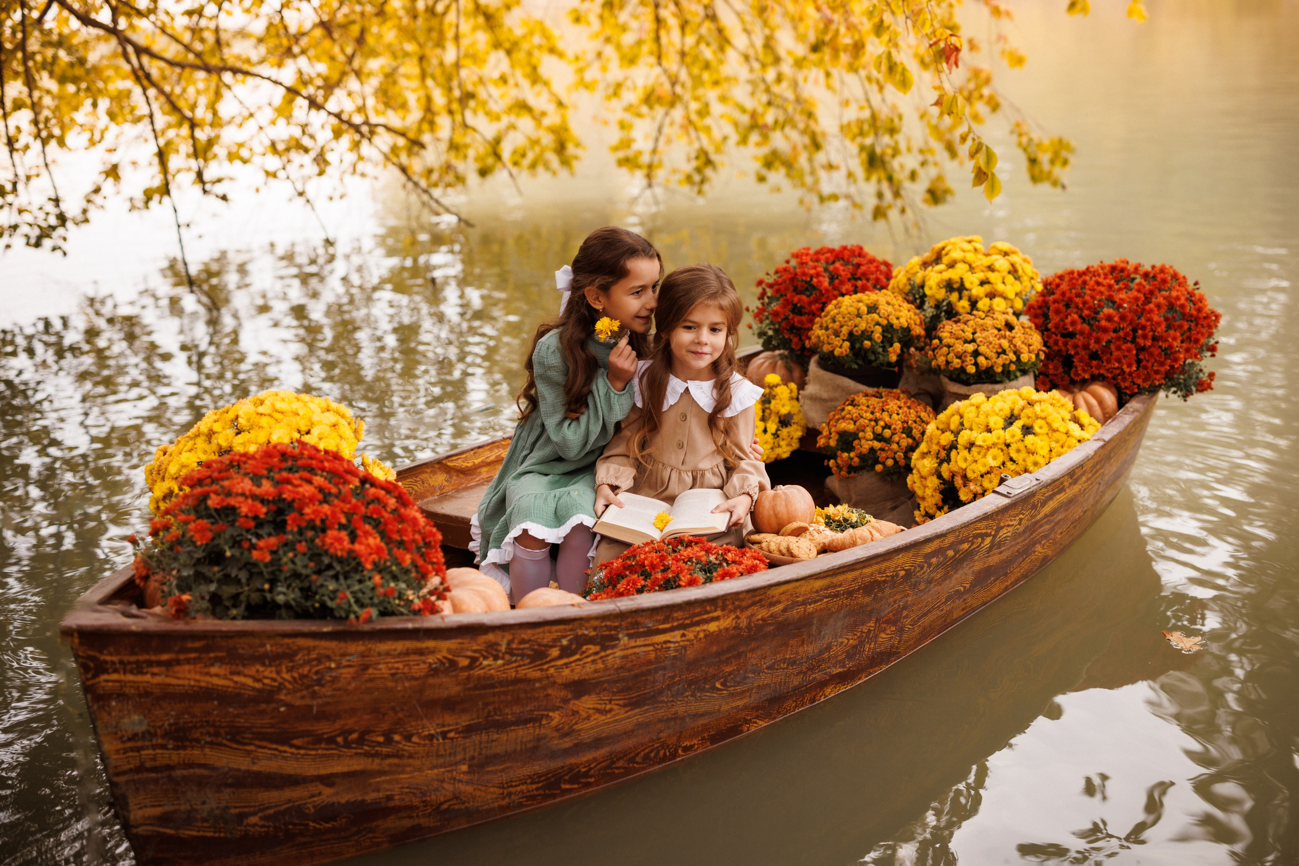 ЛОДКА, осень. Семейный и детский фотограф в Краснодаре Анна Трашкова