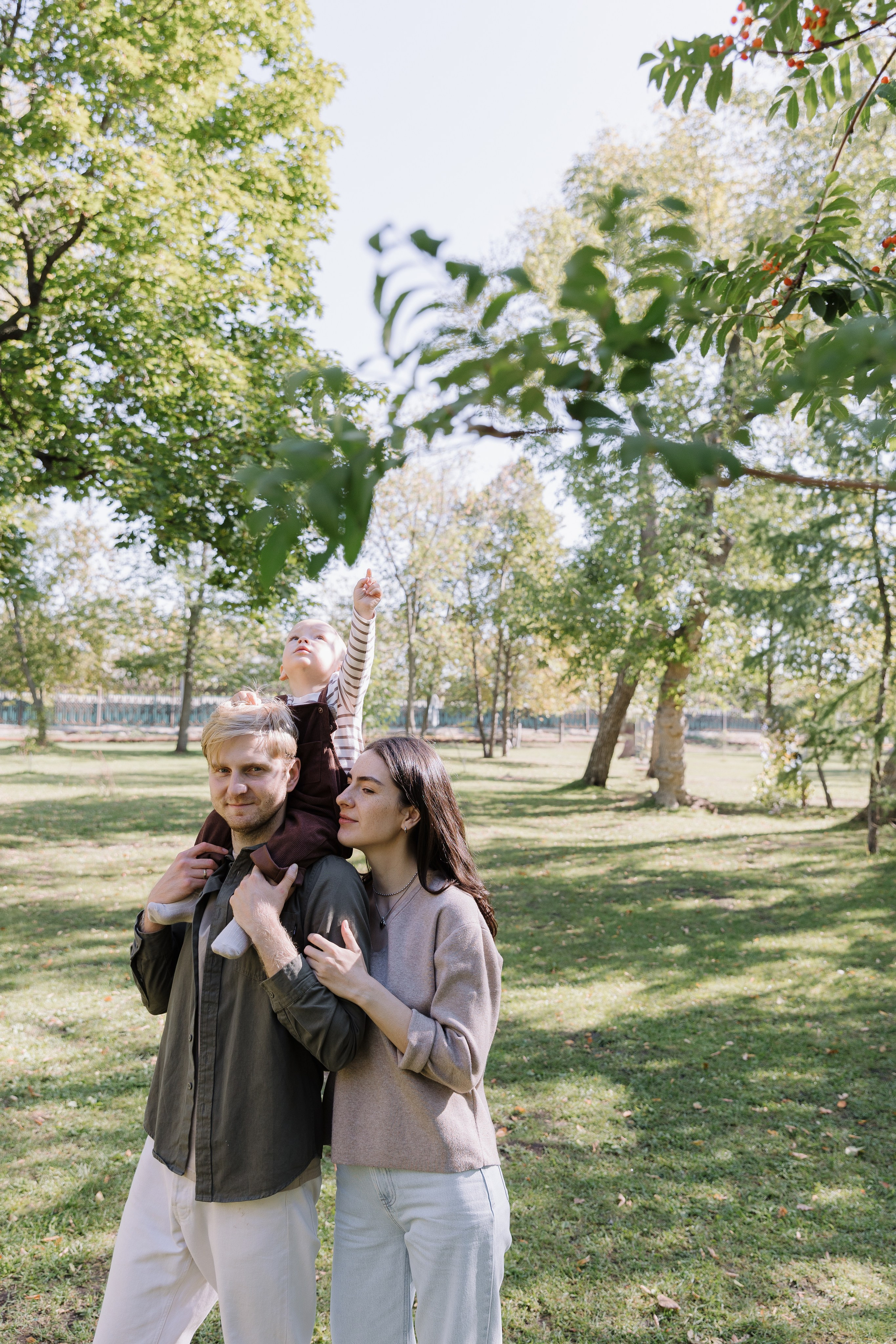 Ян с мамой и папой