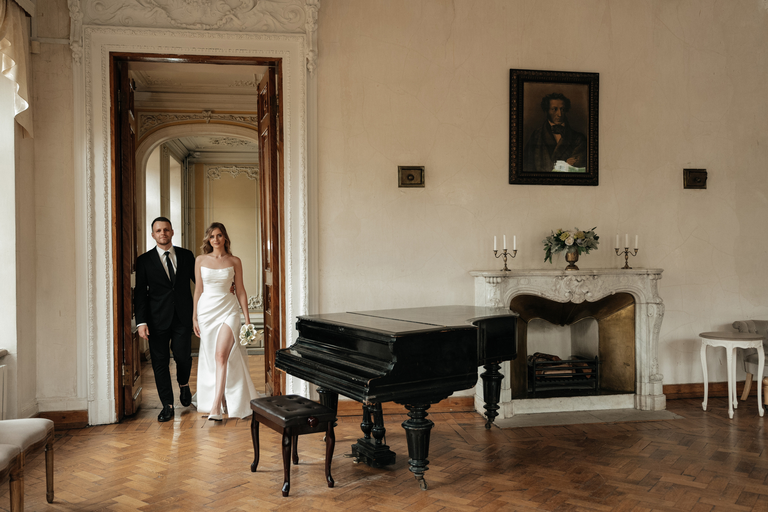 Пушкинская библиотека. Свадебный фотограф Москва Александра Аверкова