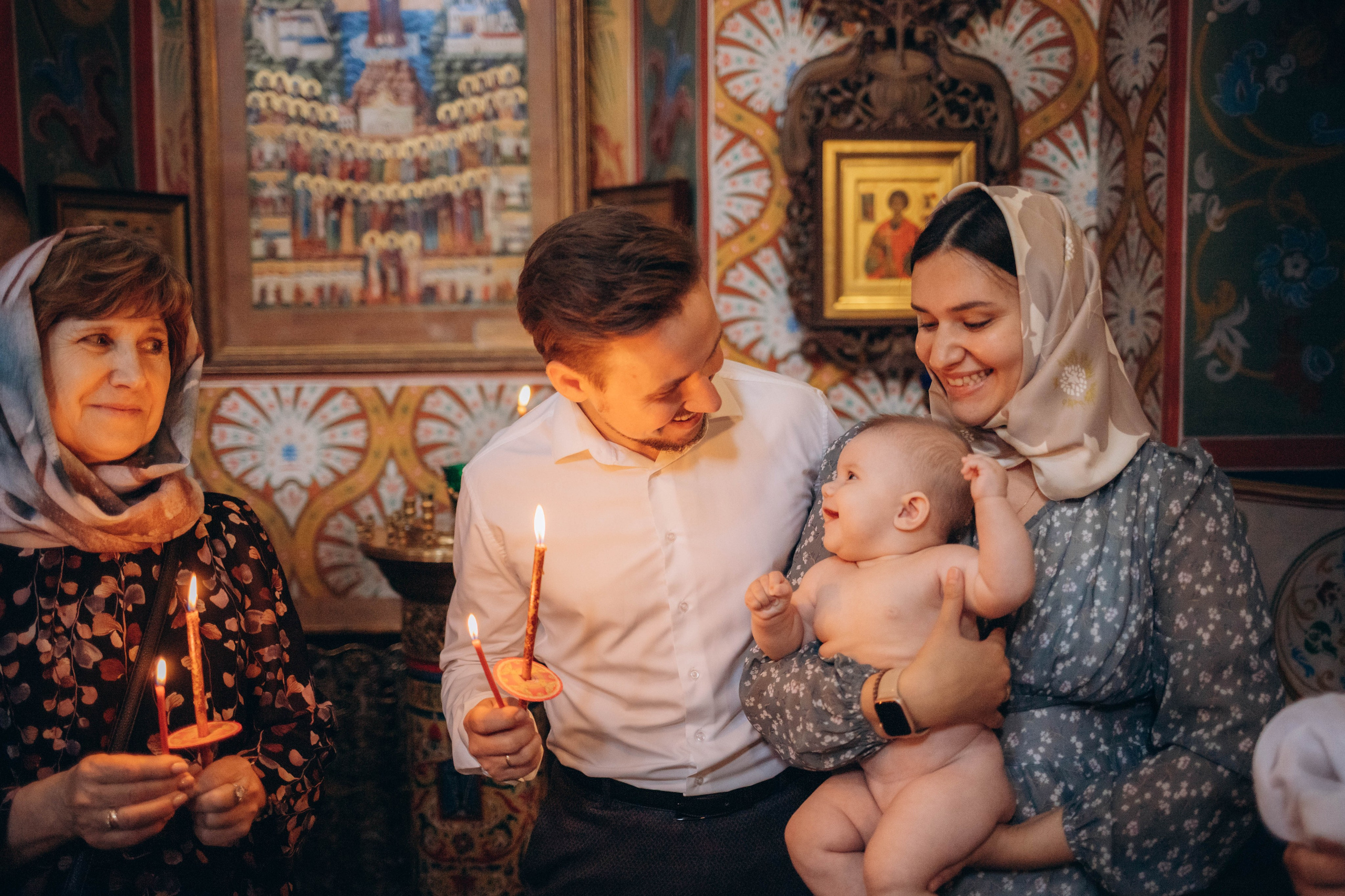 Крещение Ариши. Семейный и детский фотограф в Москве Александра Нараевская