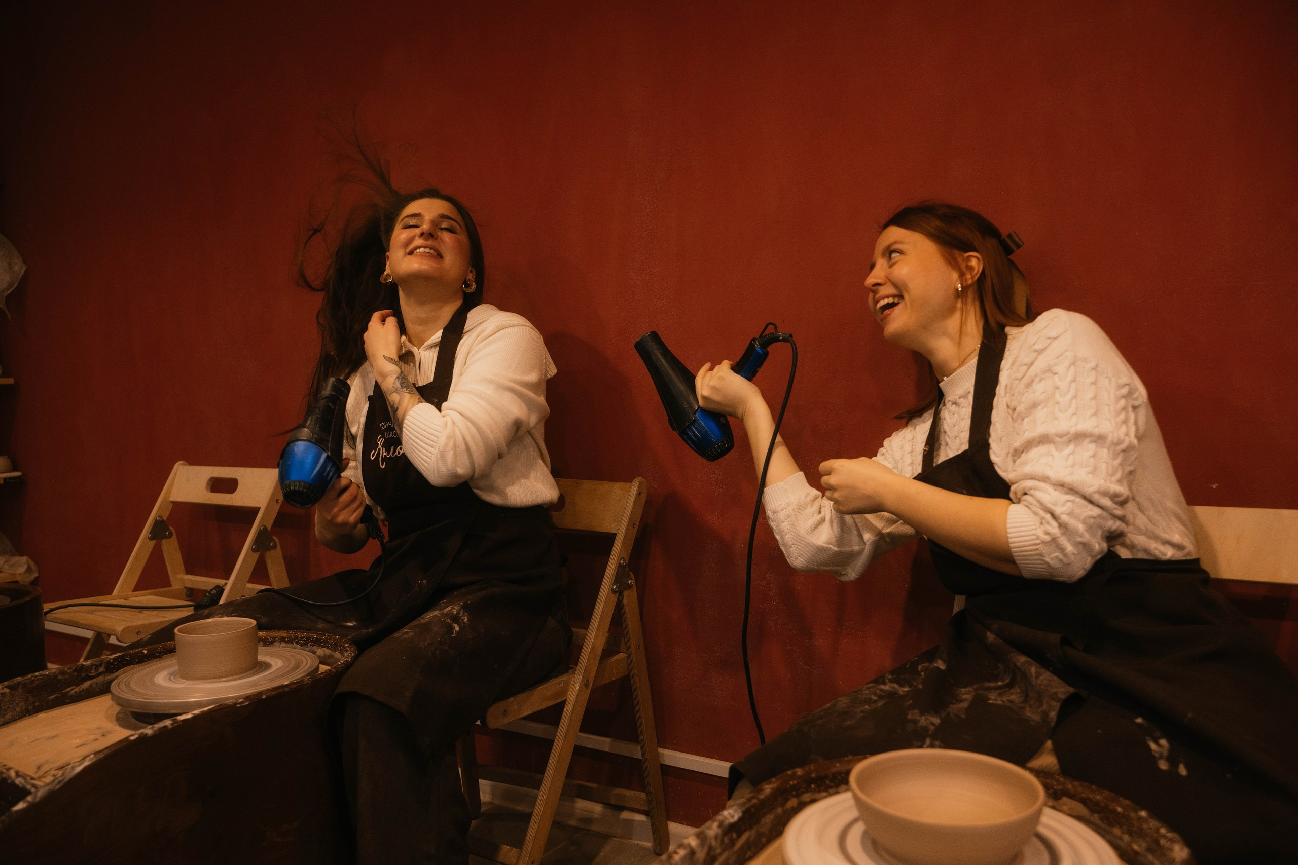 День рождения в гончарной мастерской. Свадебный, семейный фотограф в Рязани Лена Брант