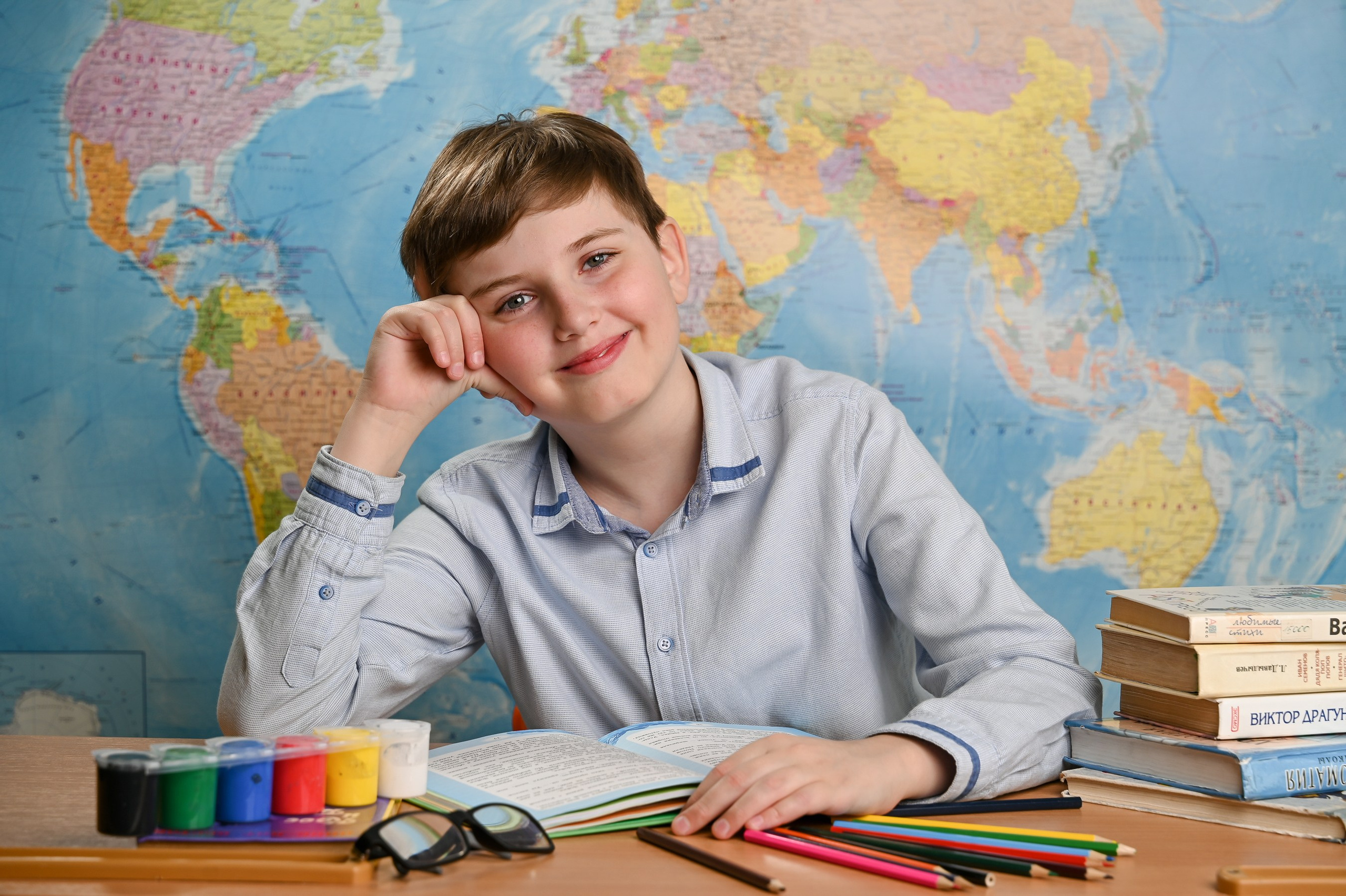 Школьная виньетка. Детский и семейный фотограф