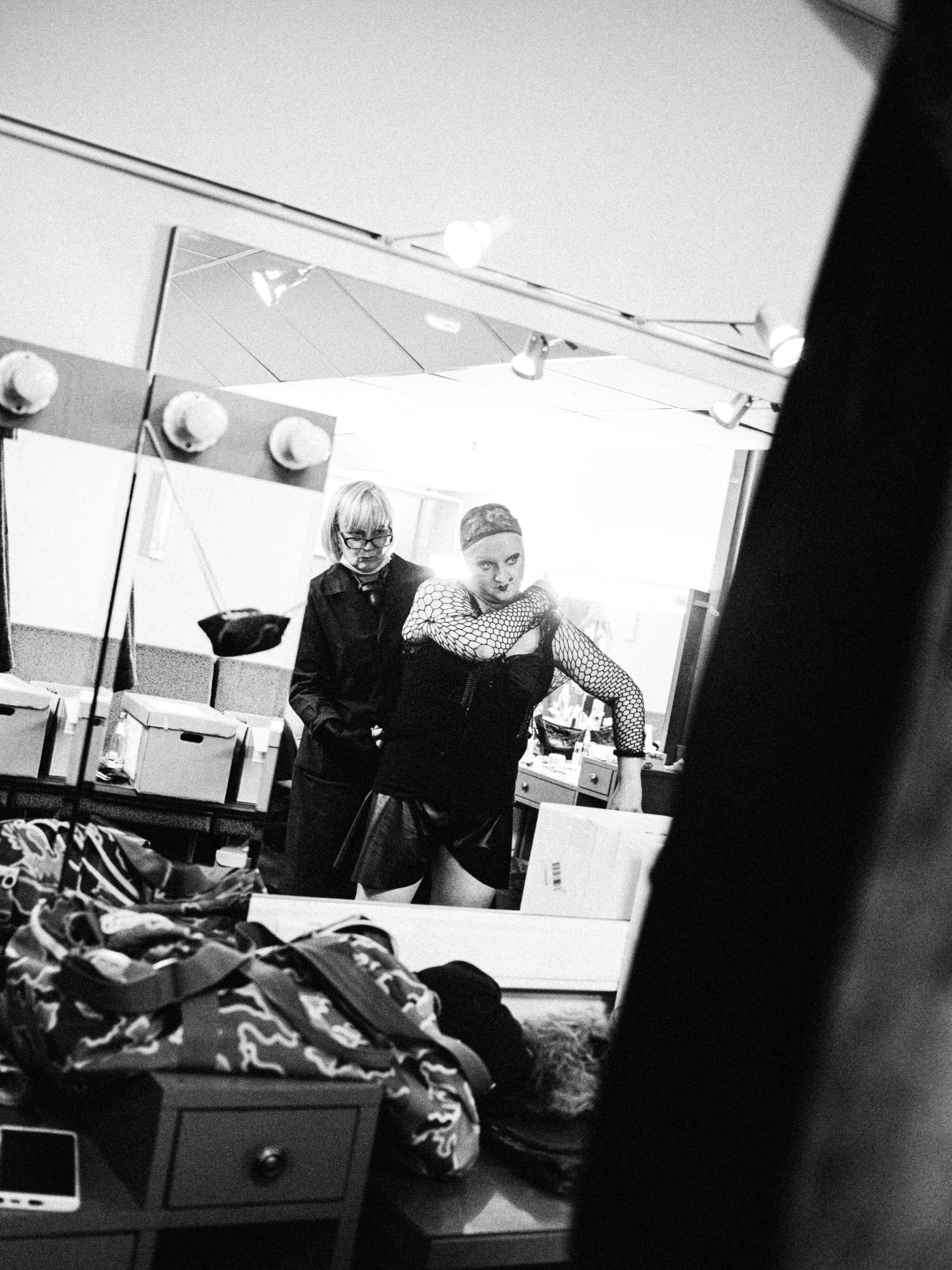 Theatre backstages. Portrait and backstage photographer Nina Crane