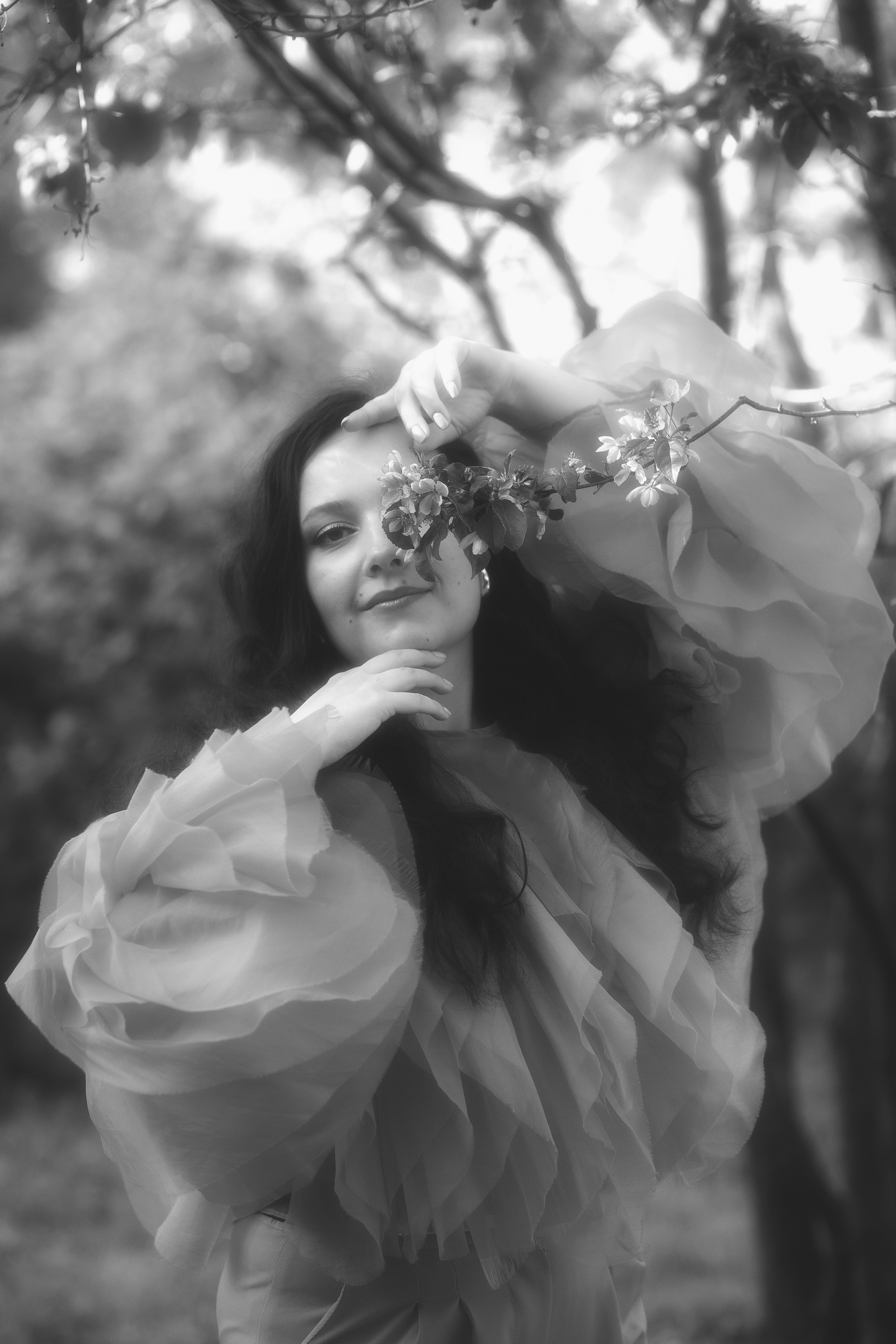 Фотосессия в Польском саду, цветение калины, сирени. Фотограф в Санкт-Петербурге, Анна Скворцова