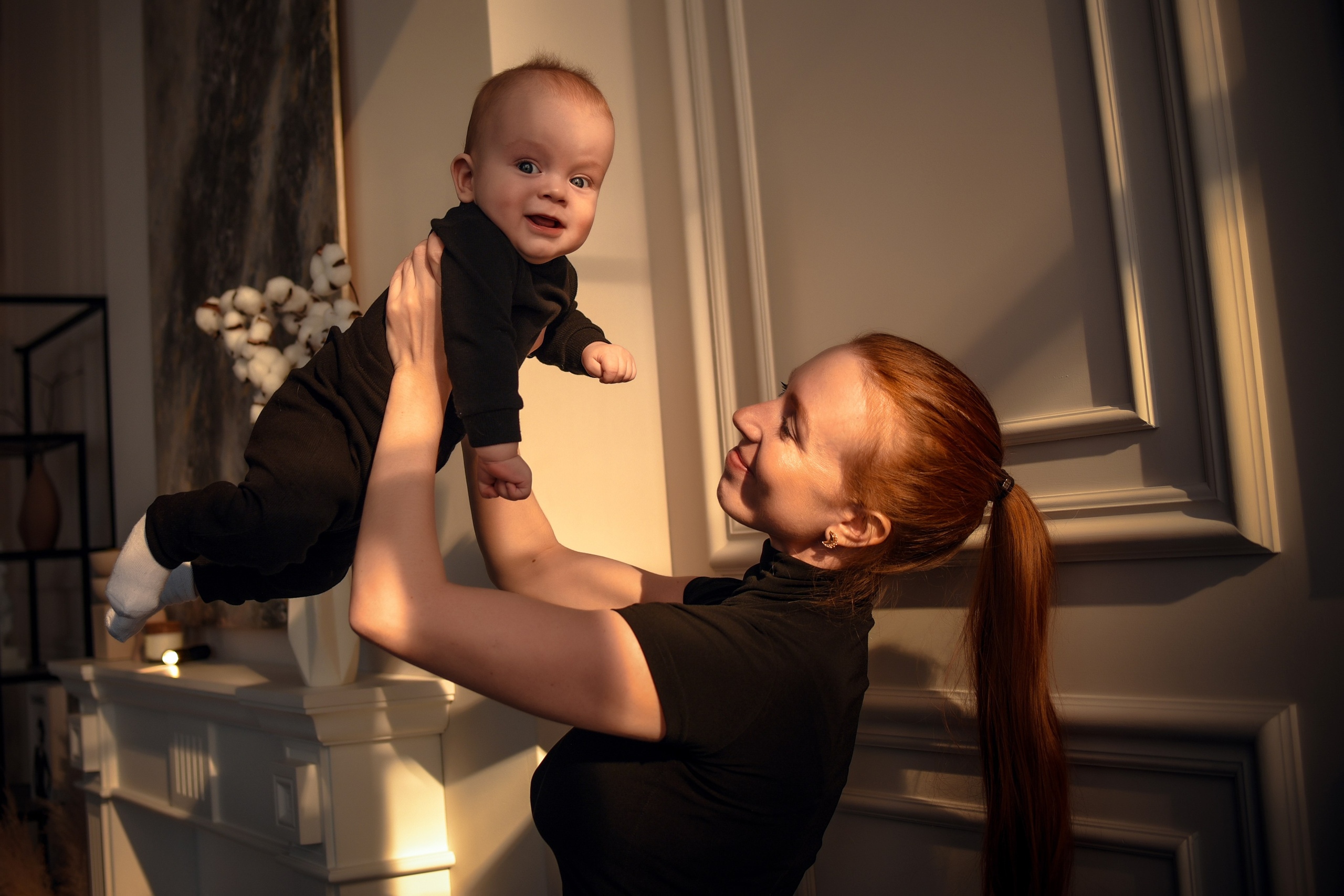 Семейная студийная фотосессия 3. Свадебный, семейный, детский, контент фотограф в Омске Максим Ильин