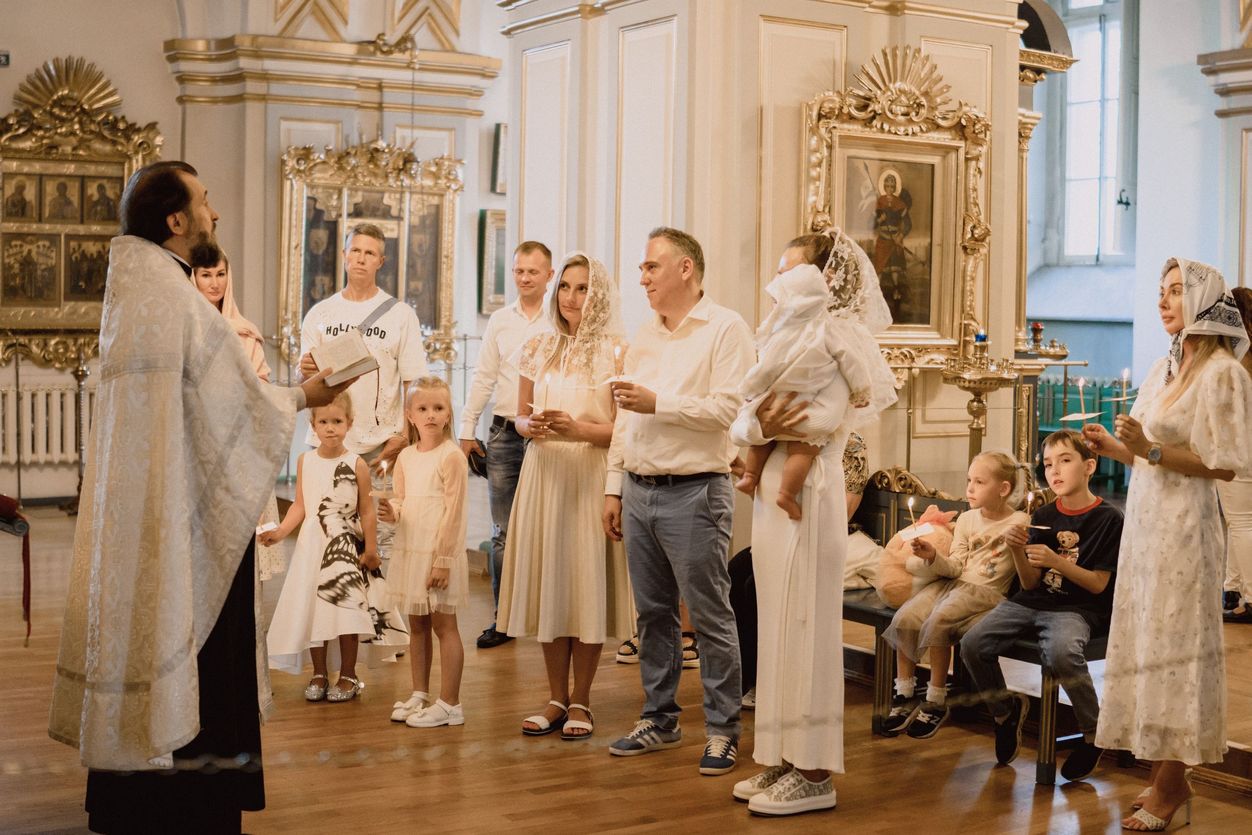Крещение в Никольском соборе. Семейный фотограф и видеограф Алёна Ким