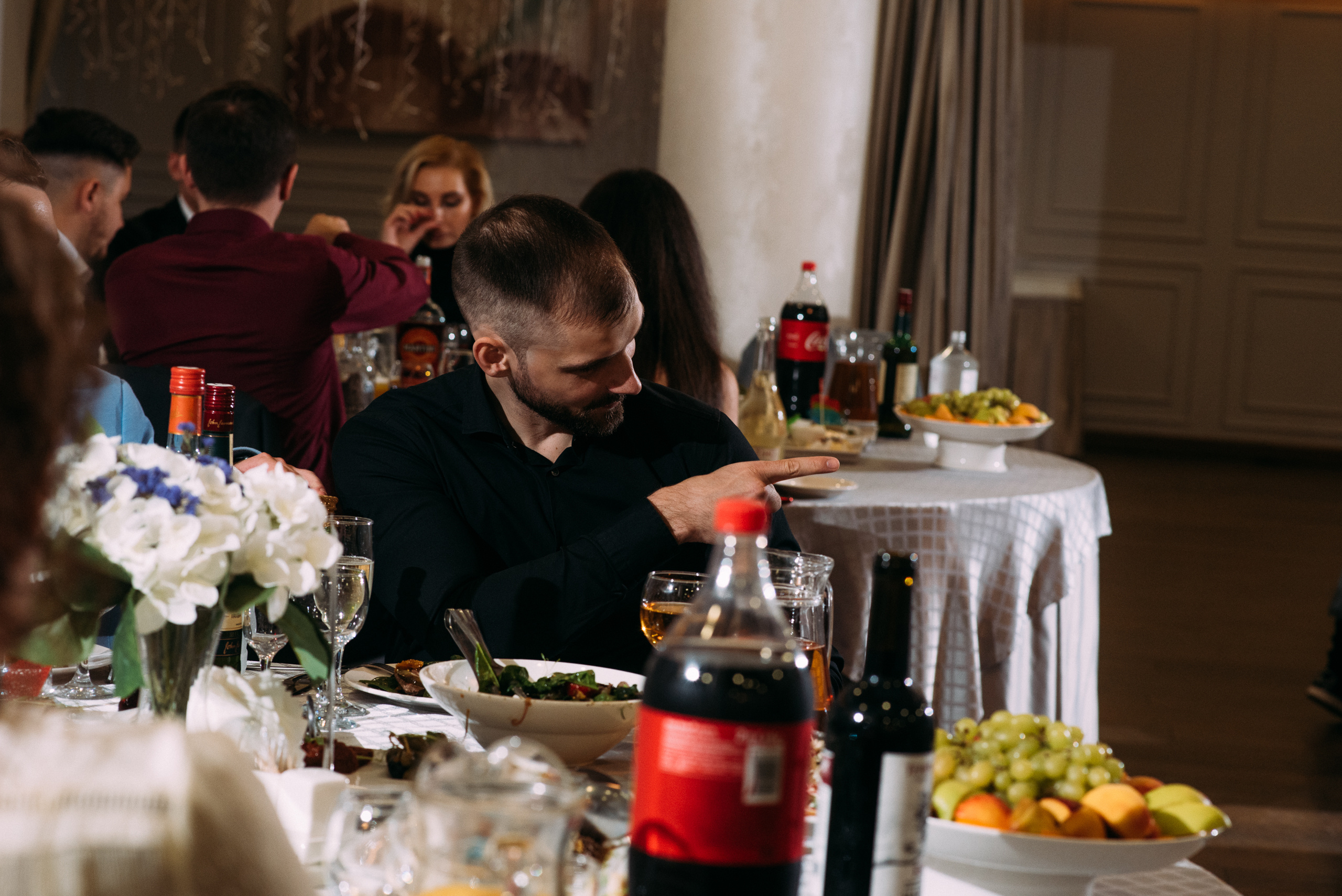 Свадебный банкет Анастасии и Димы. Свадебный фотограф в Санкт-Петербурге Афонин Андрей