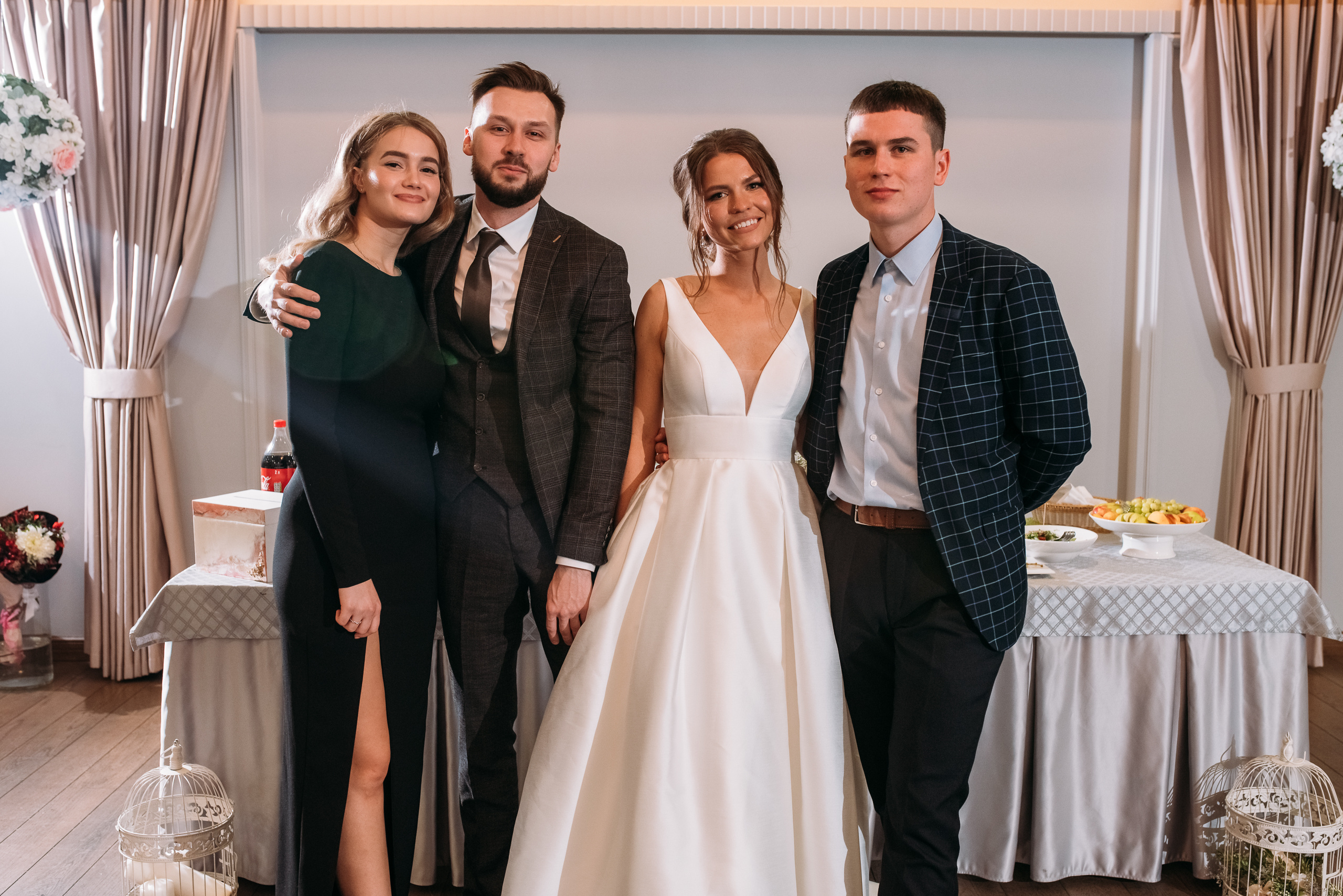 Свадебный банкет Анастасии и Димы. Свадебный фотограф в Санкт-Петербурге Афонин Андрей