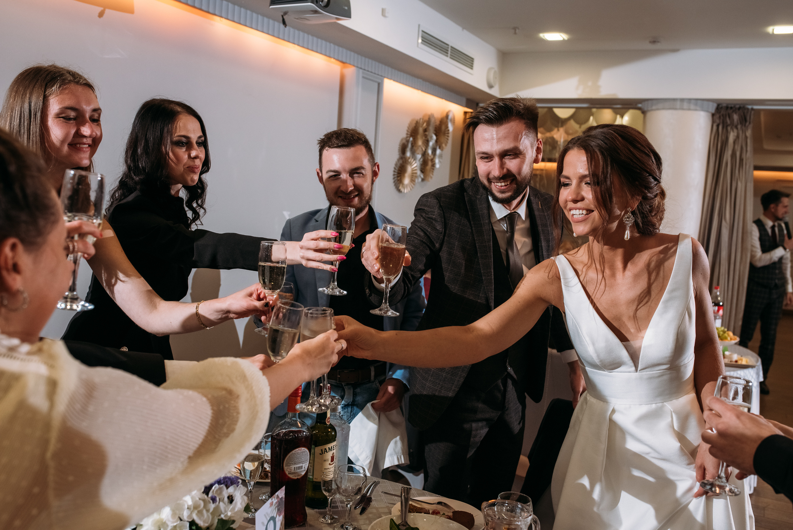 Свадебный банкет Анастасии и Димы. Свадебный фотограф в Санкт-Петербурге Афонин Андрей