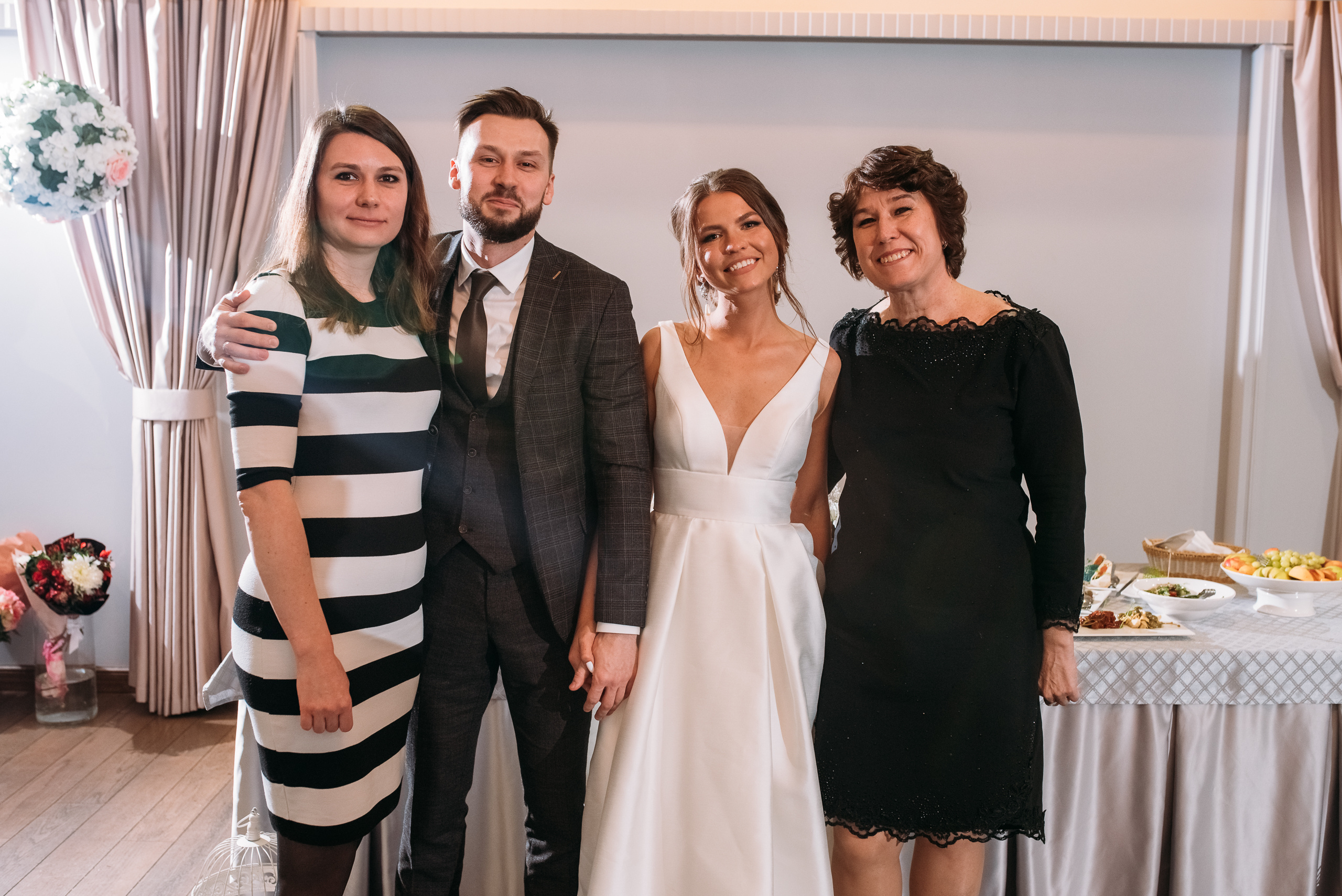 Свадебный банкет Анастасии и Димы. Свадебный фотограф в Санкт-Петербурге Афонин Андрей