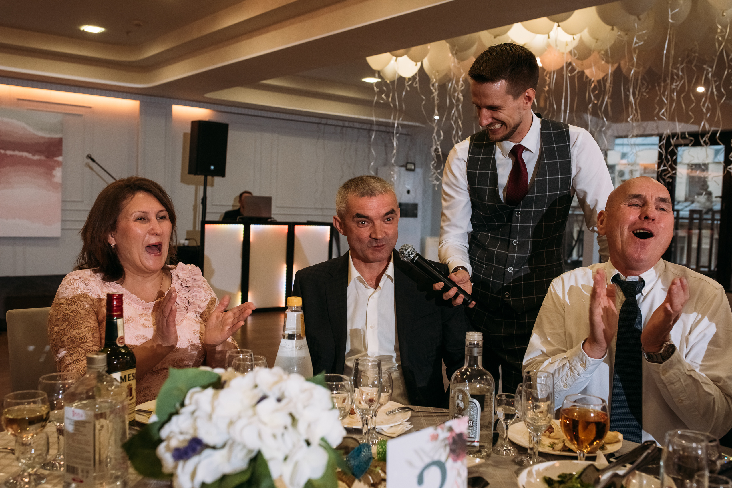 Свадебный банкет Анастасии и Димы. Свадебный фотограф в Санкт-Петербурге Афонин Андрей