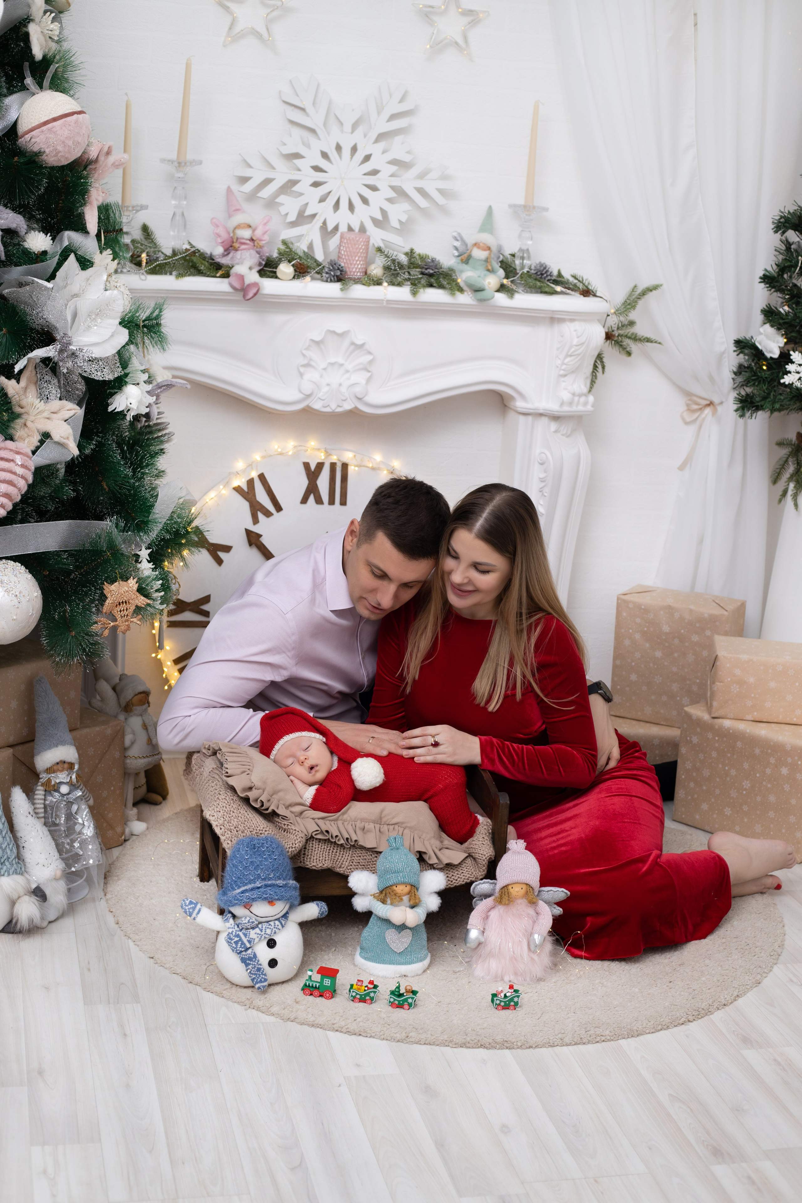 Первый Новый год. Фотограф новорожденных Химки, Красногорск, Мытищи и Москва Елена Третьяк