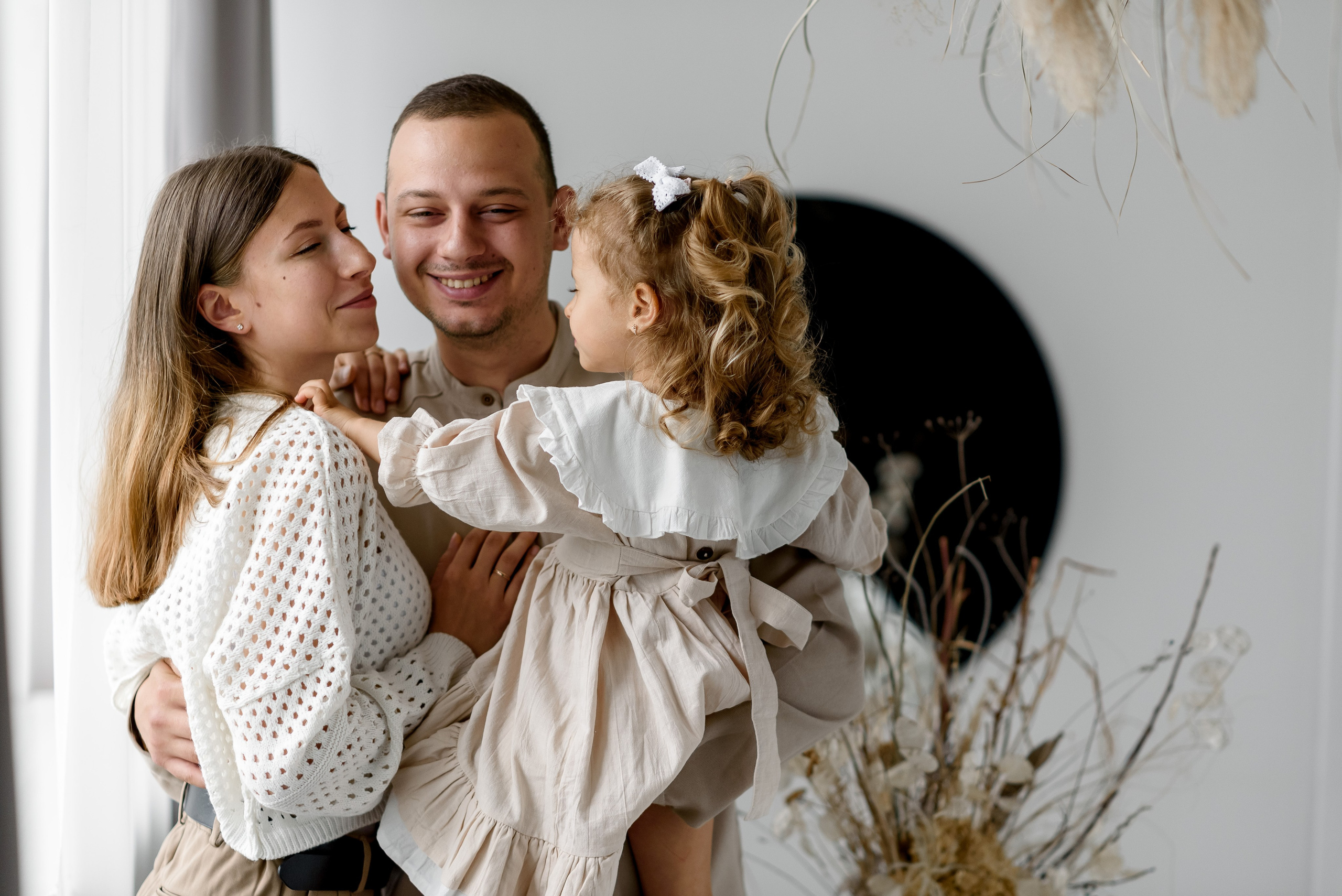 Очаровательная Ева с родителями. Свадебный и семейный фотограф в Ставрополе Роман Иванов