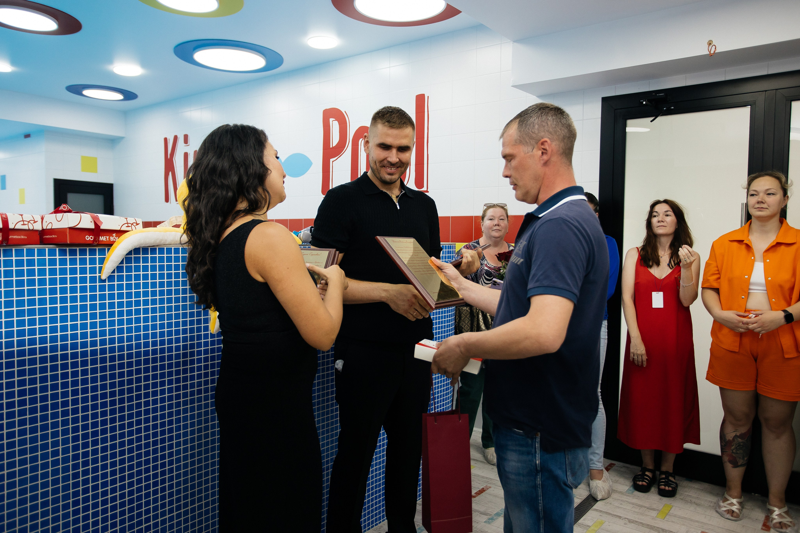 Открытие бассейна. Фотограф в Иркутске